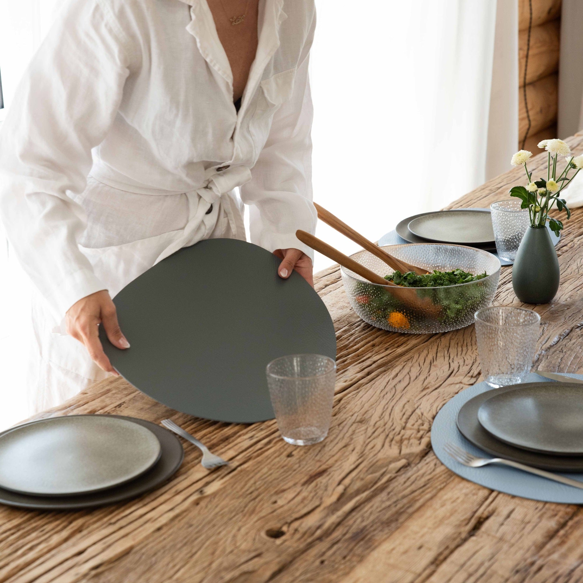 RAW Buffalo placemat | Dark gray