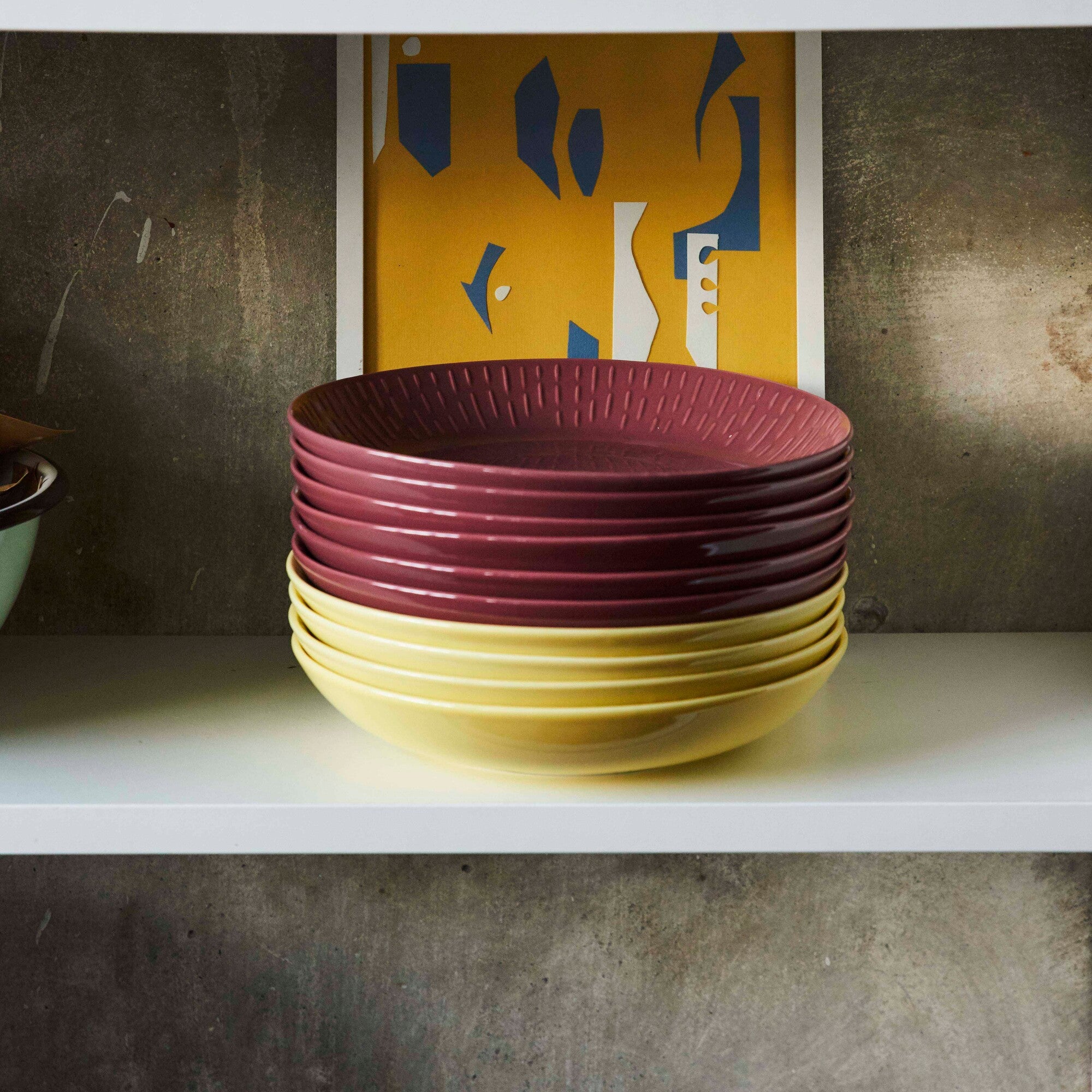 Confetti pasta plate | Lemon