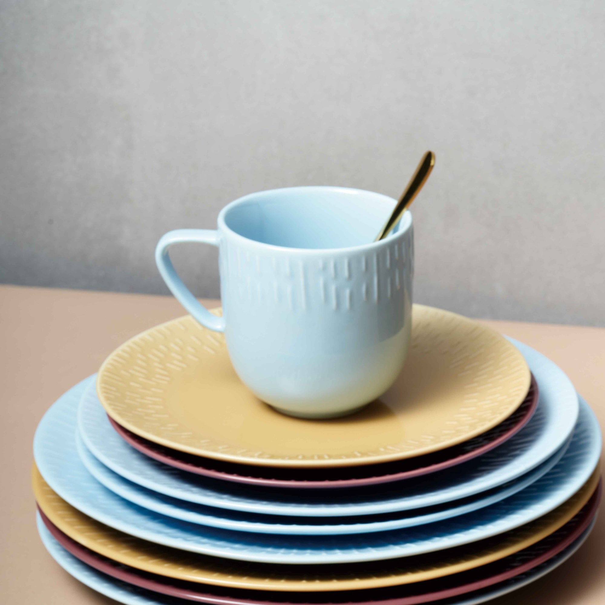 Confetti mug with handle | Aqua