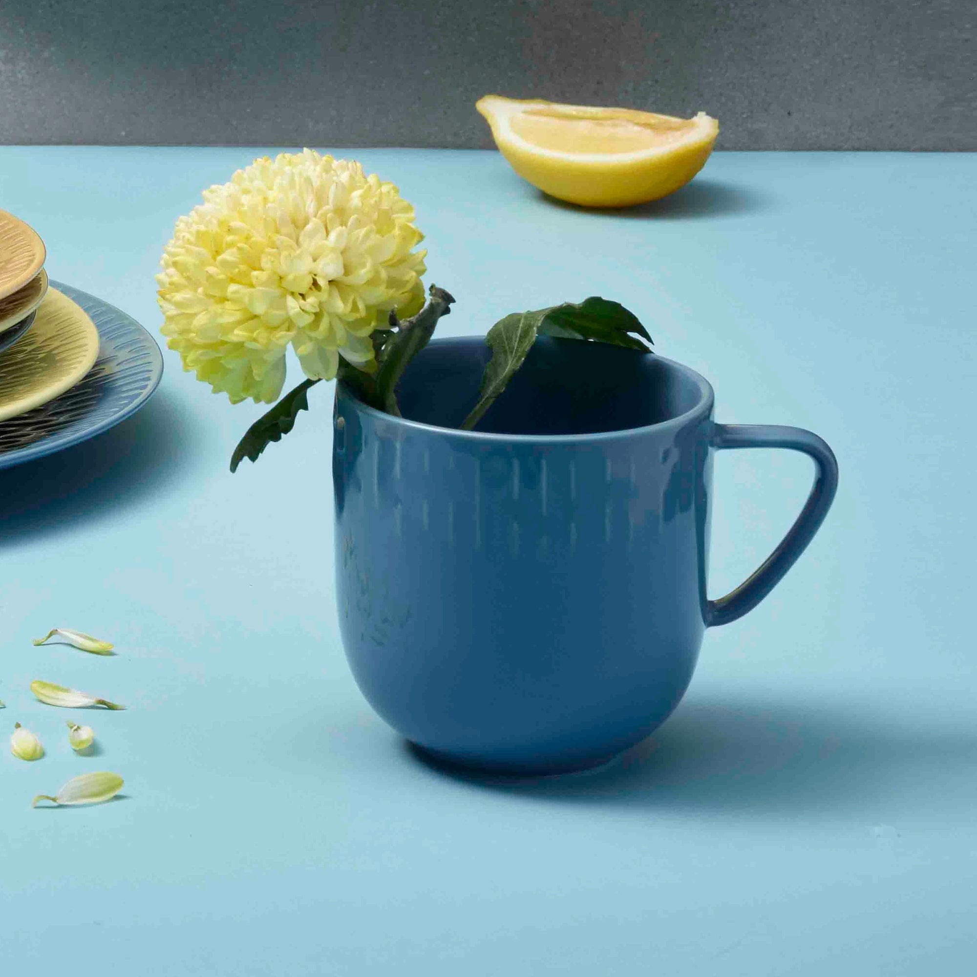 Confetti mug with handle | Blueberry