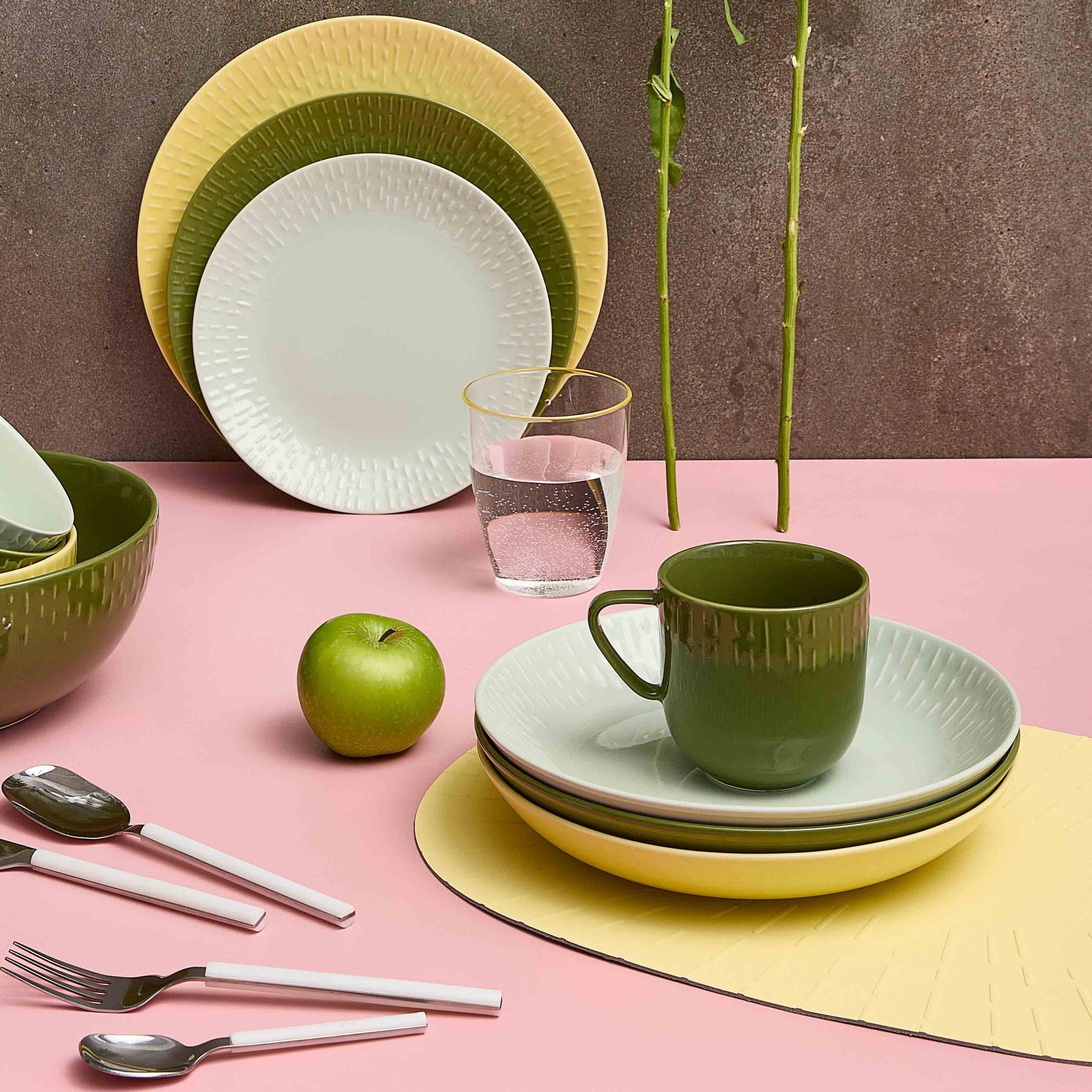 Confetti placemat | Lemon