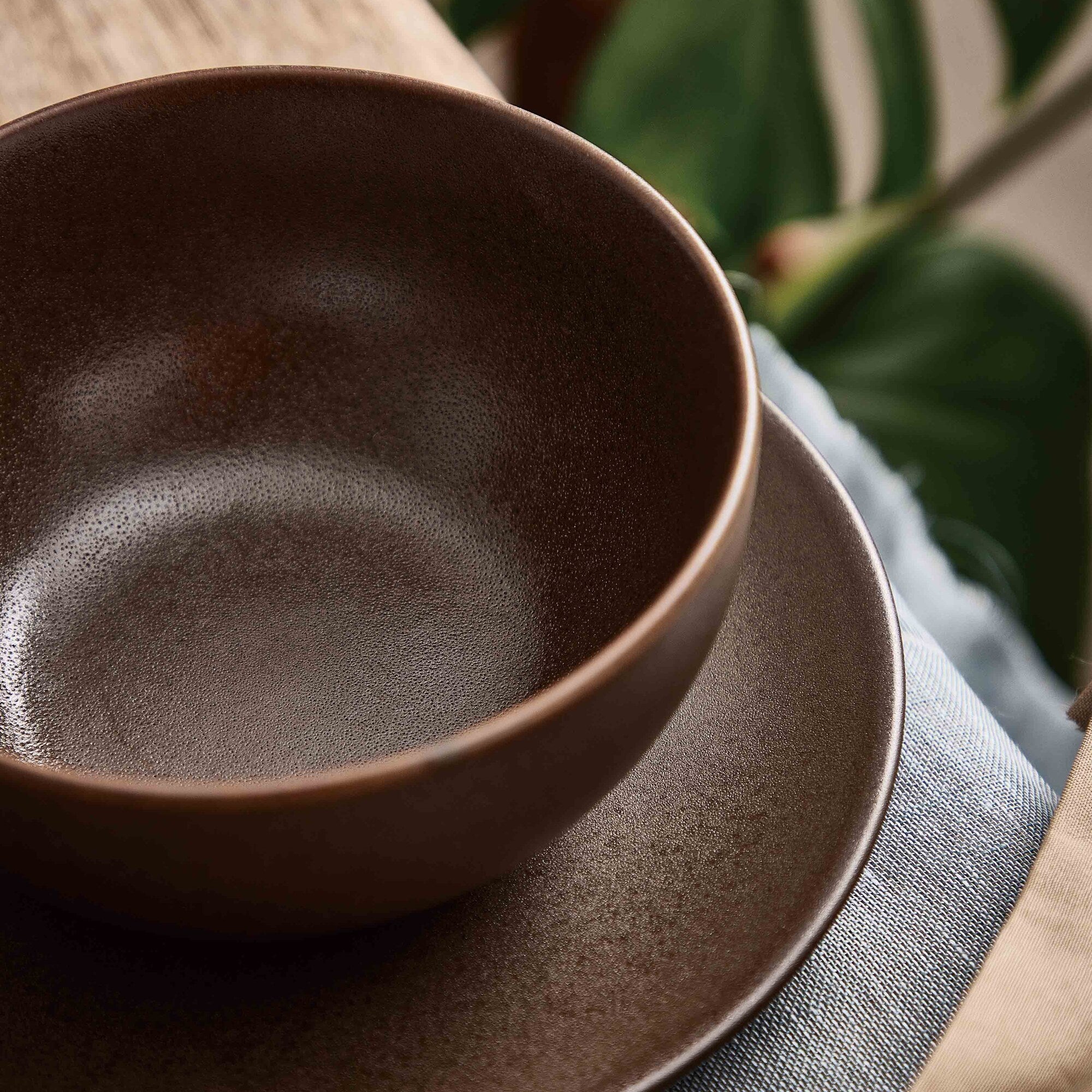 Ceramic Workshop bowl | Matte Brown