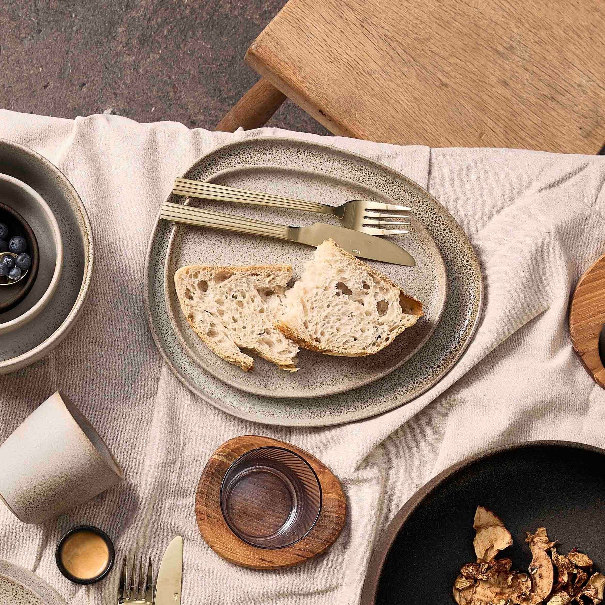 RAW Organic lunch plate | Sandy Beige