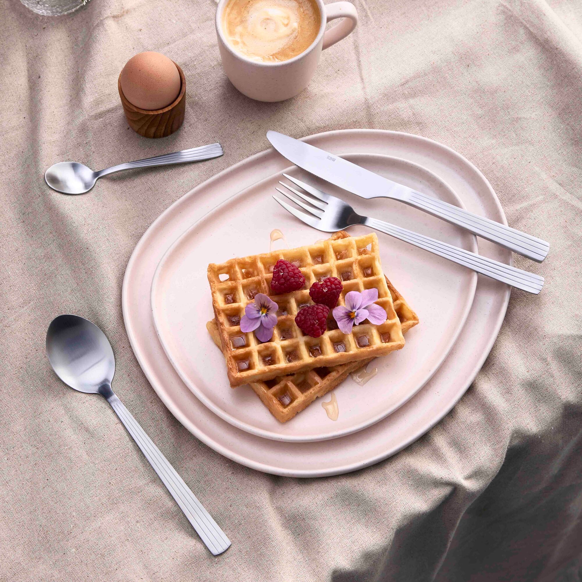 RAW cutlery set 60 pcs | Matte Steel