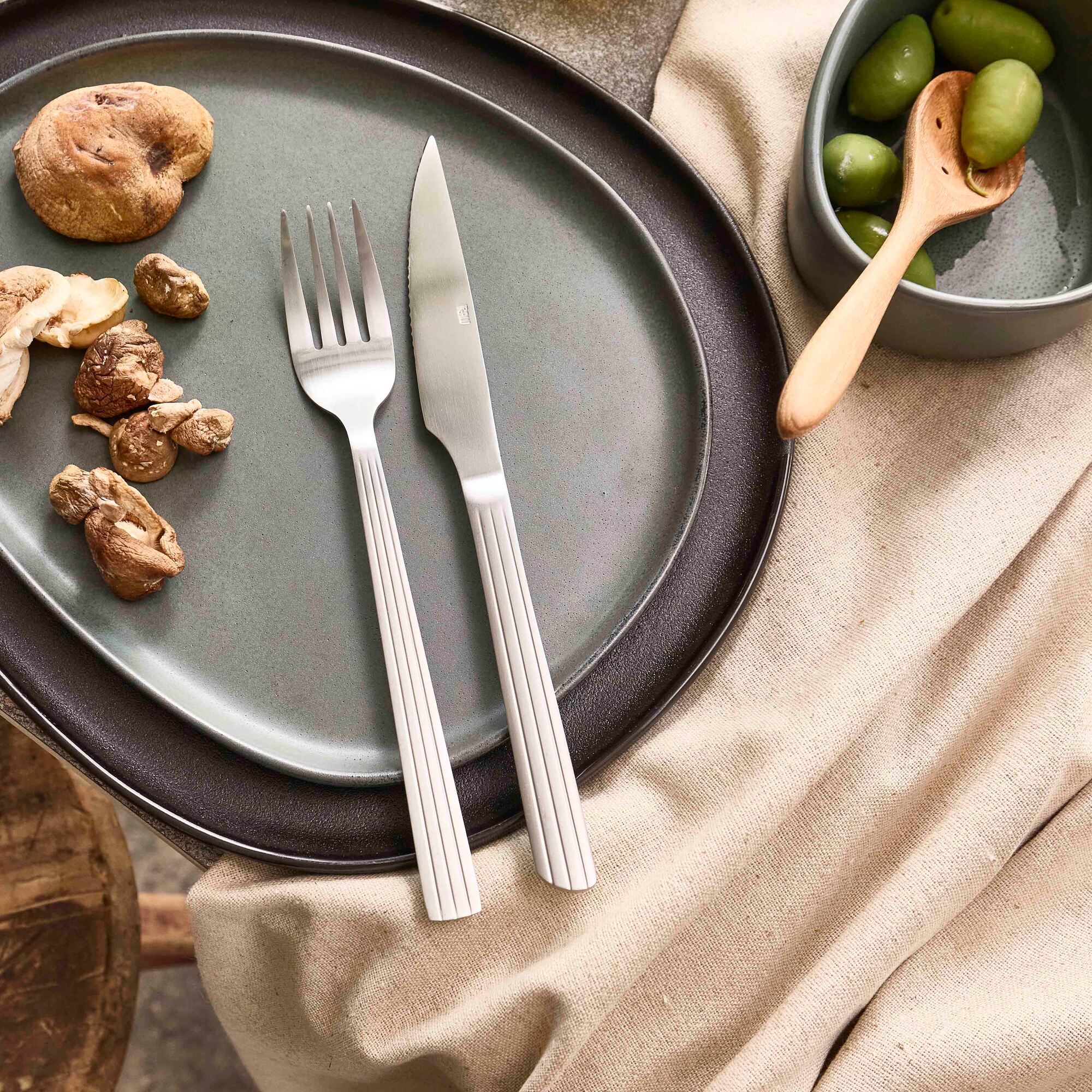 RAW steak set 8 pcs | Matte Steel