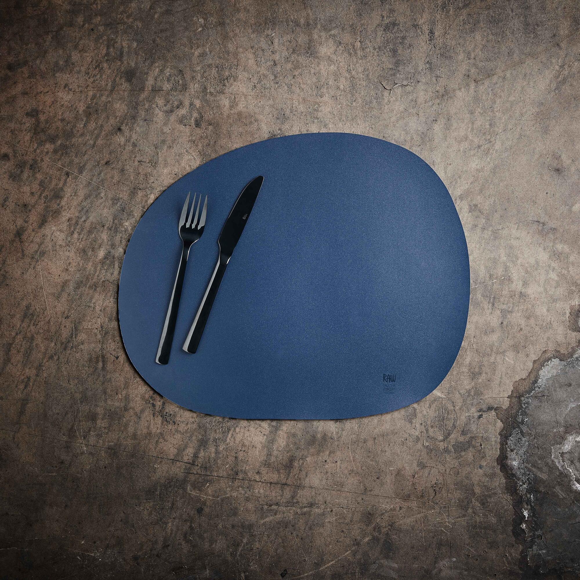 RAW Silicone placemat | Dark blue