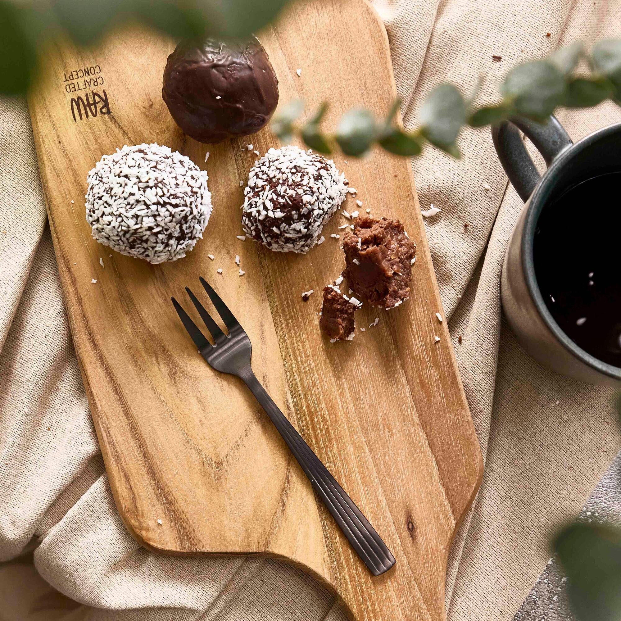 RAW cake fork 4 pcs | Matte Black