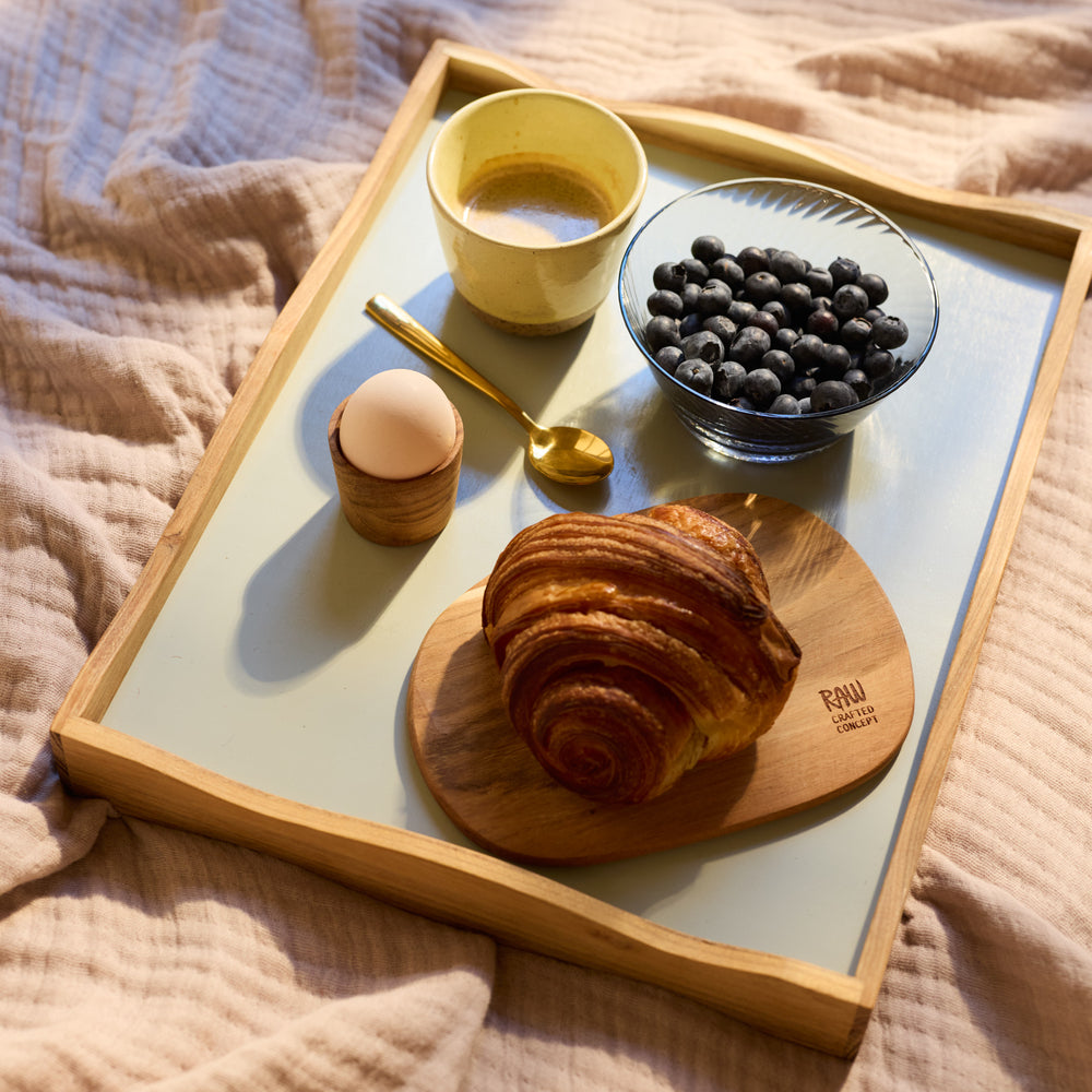 RAW Teak reversible tray 38 cm | Natural