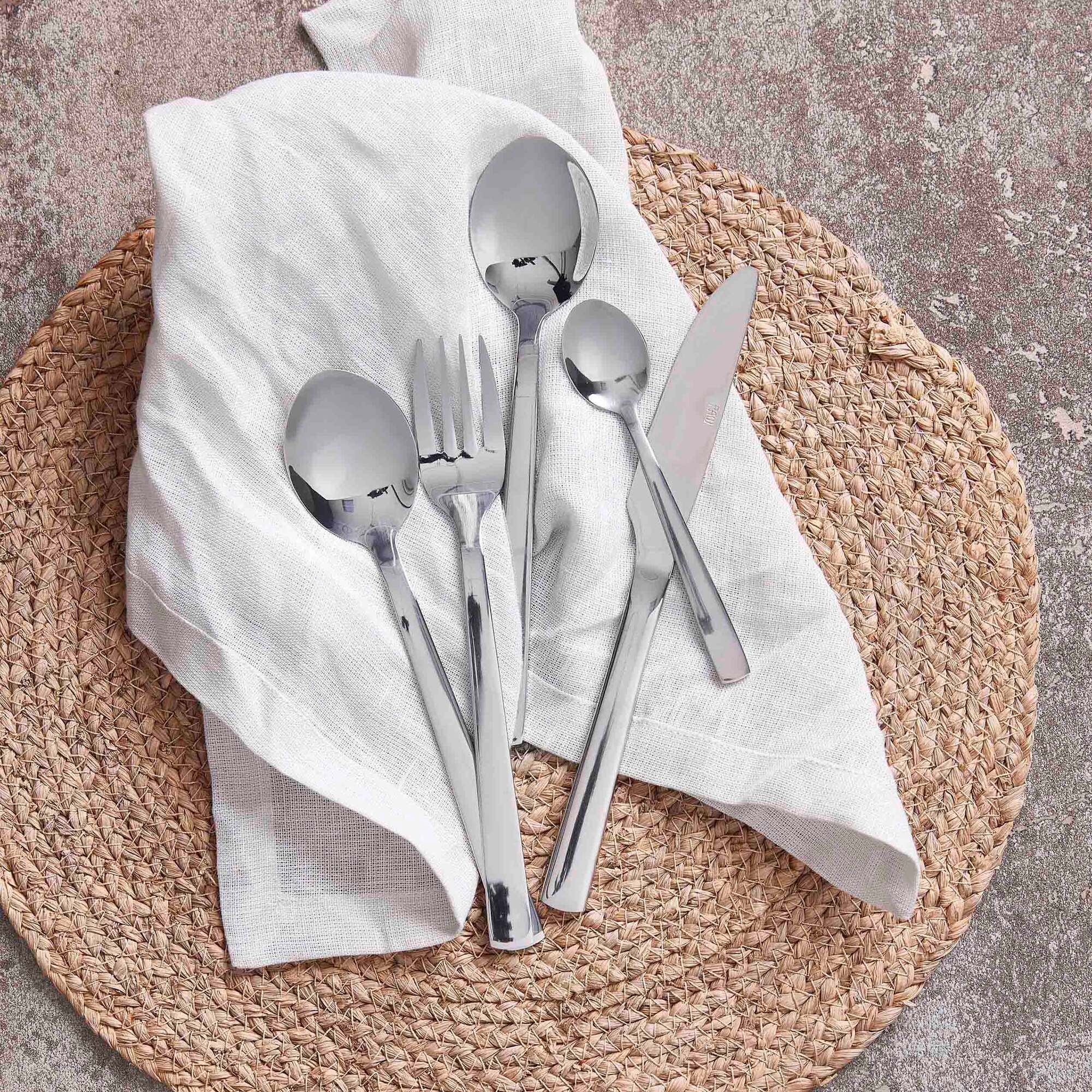 RAW cutlery set 60 pcs | Mirror Polish