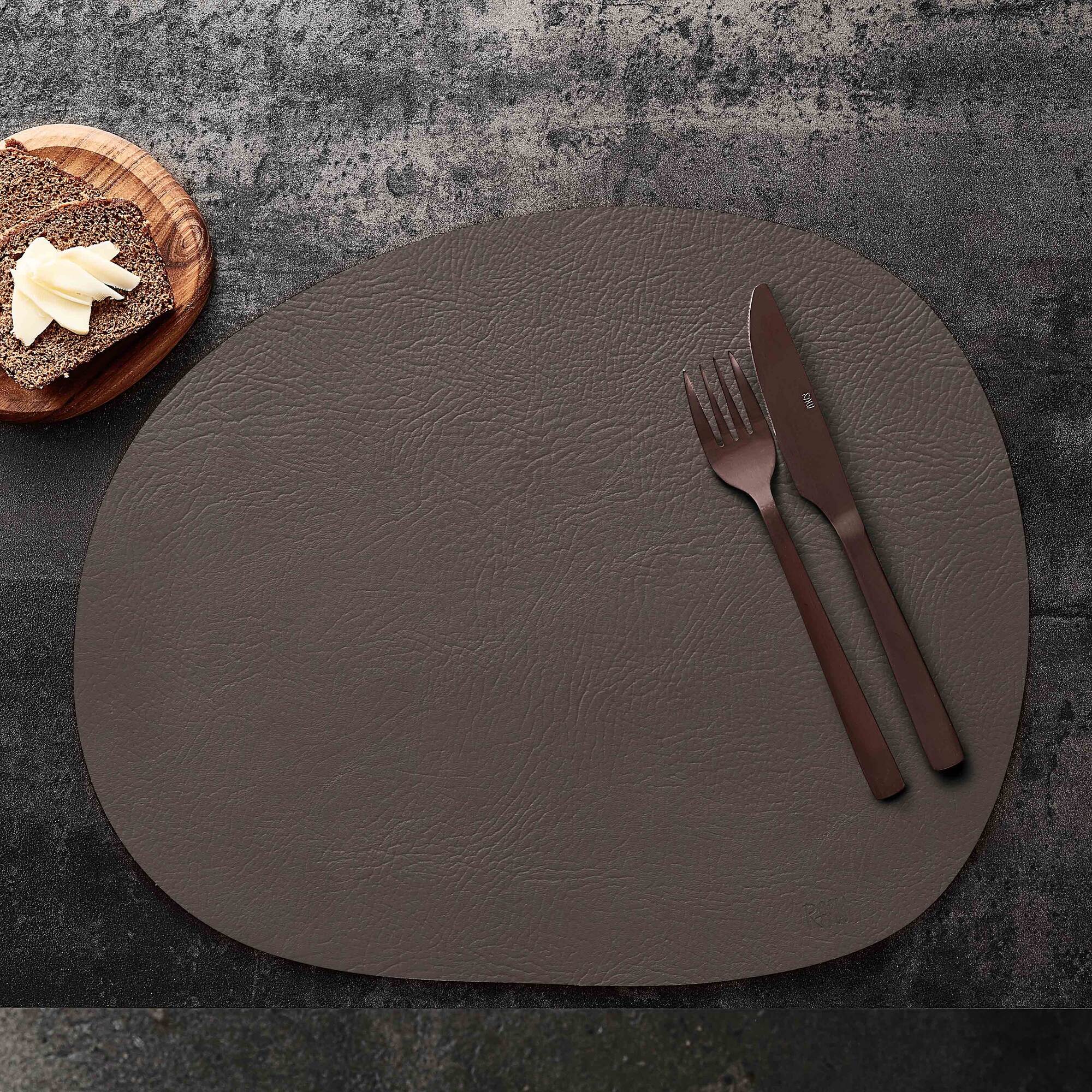RAW Buffalo placemat | Clay