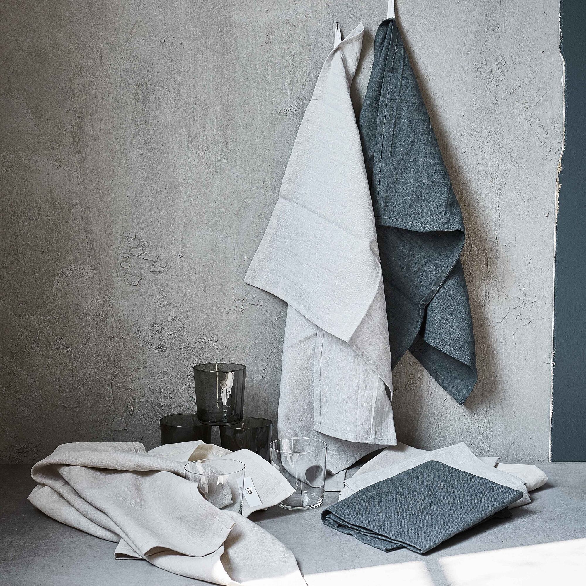 RAW tea towel 2 pcs. | Dark Grey