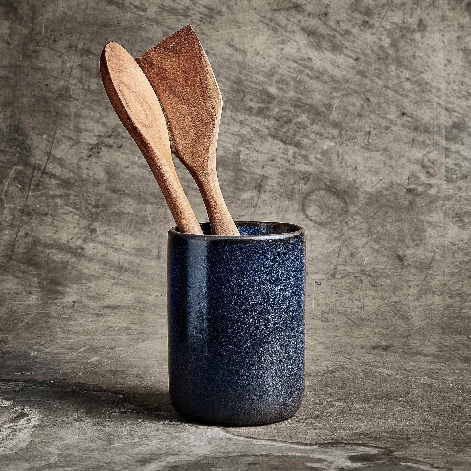 RAW storage with spatula and spoon | Midnight Blue
