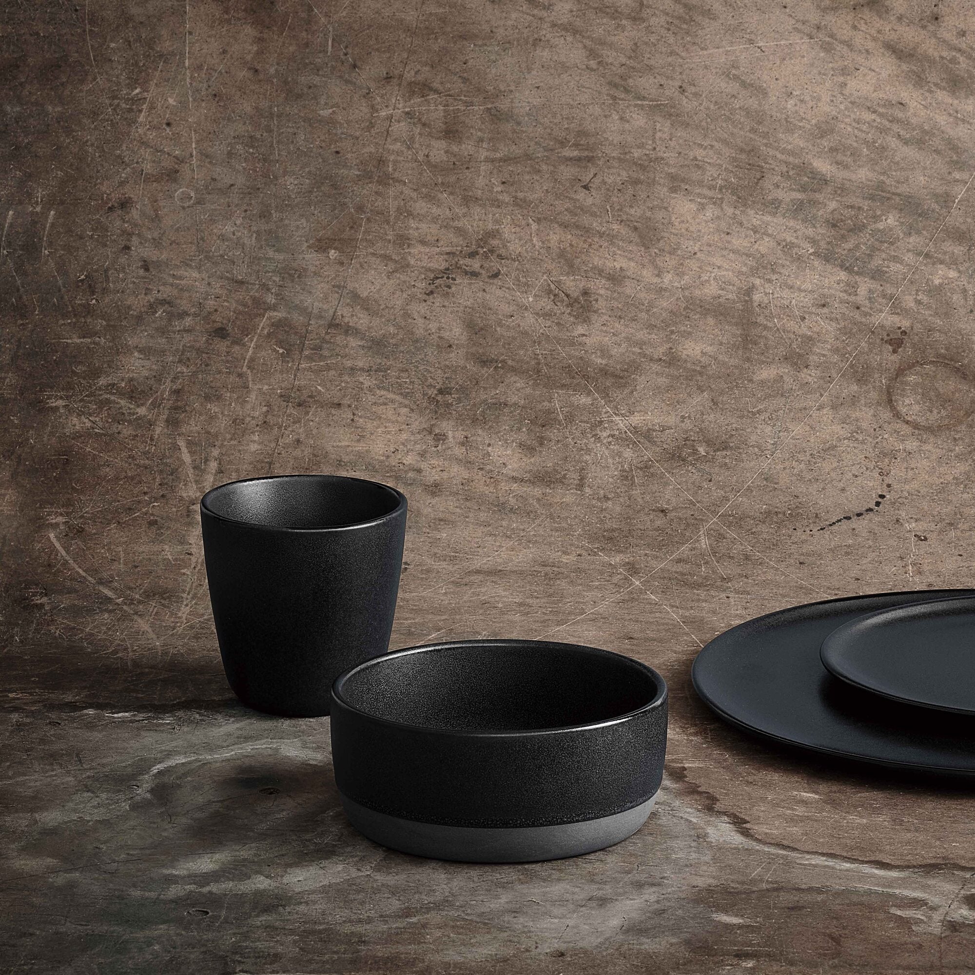 RAW mug without handle | Titanium Black