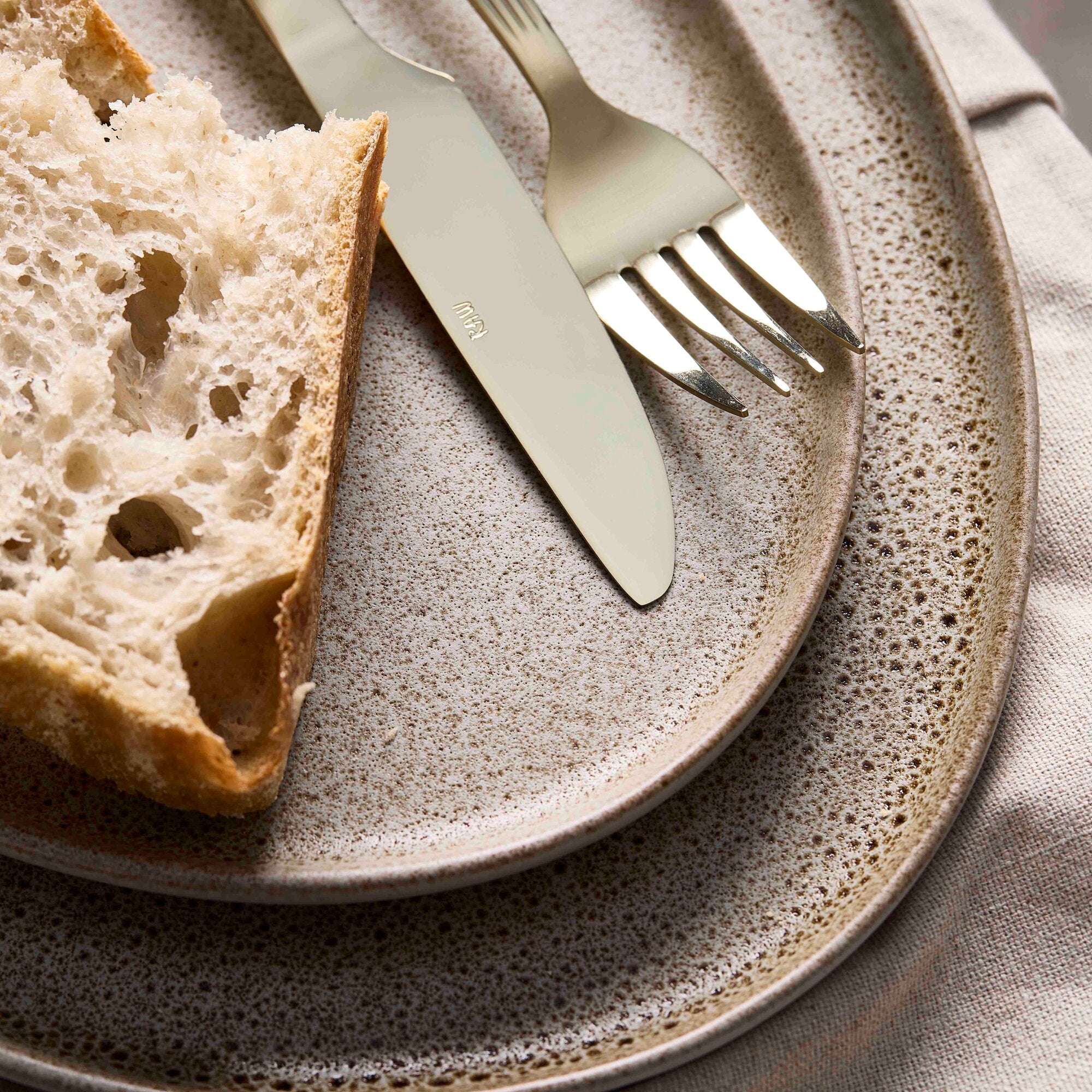 RAW Organic lunch plate | Sandy Beige