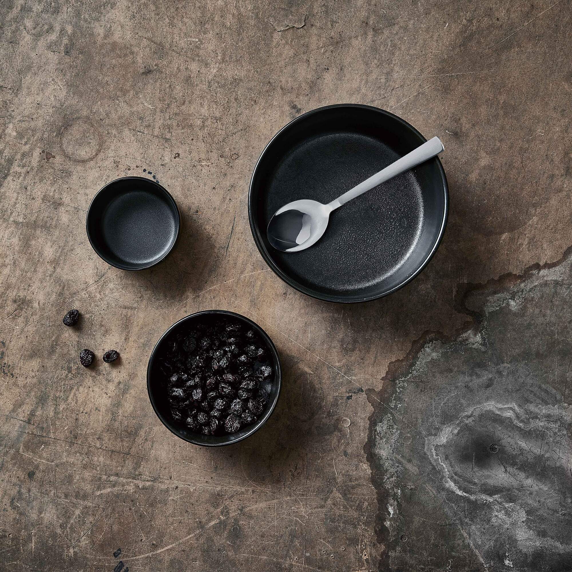 RAW bowl set | Titanium Black