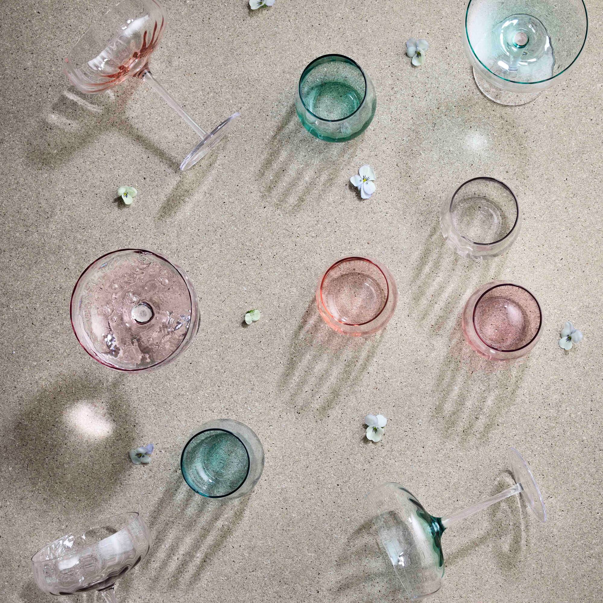 SØHOLM Sonja champagne bowl | Petrol Blue