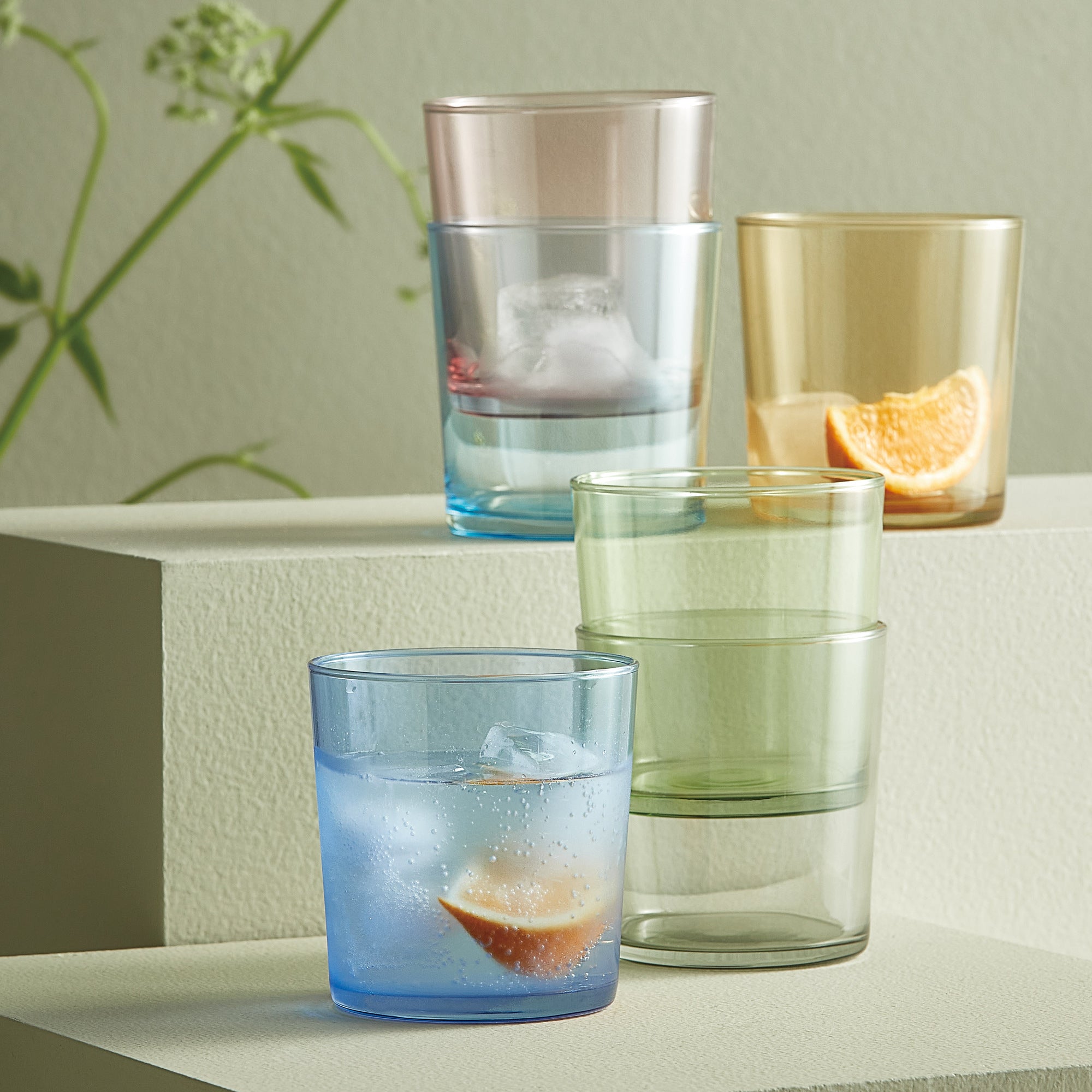 Café water glass 6 pcs. | Mix