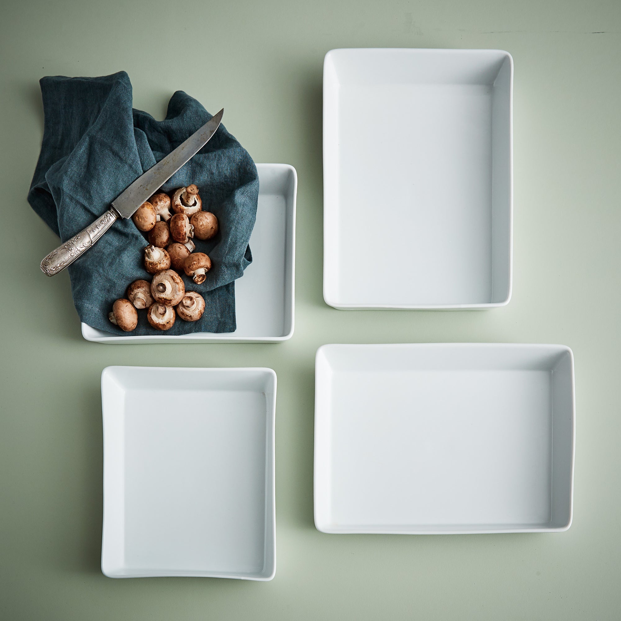 Aroma rectangular dish 29 cm | White