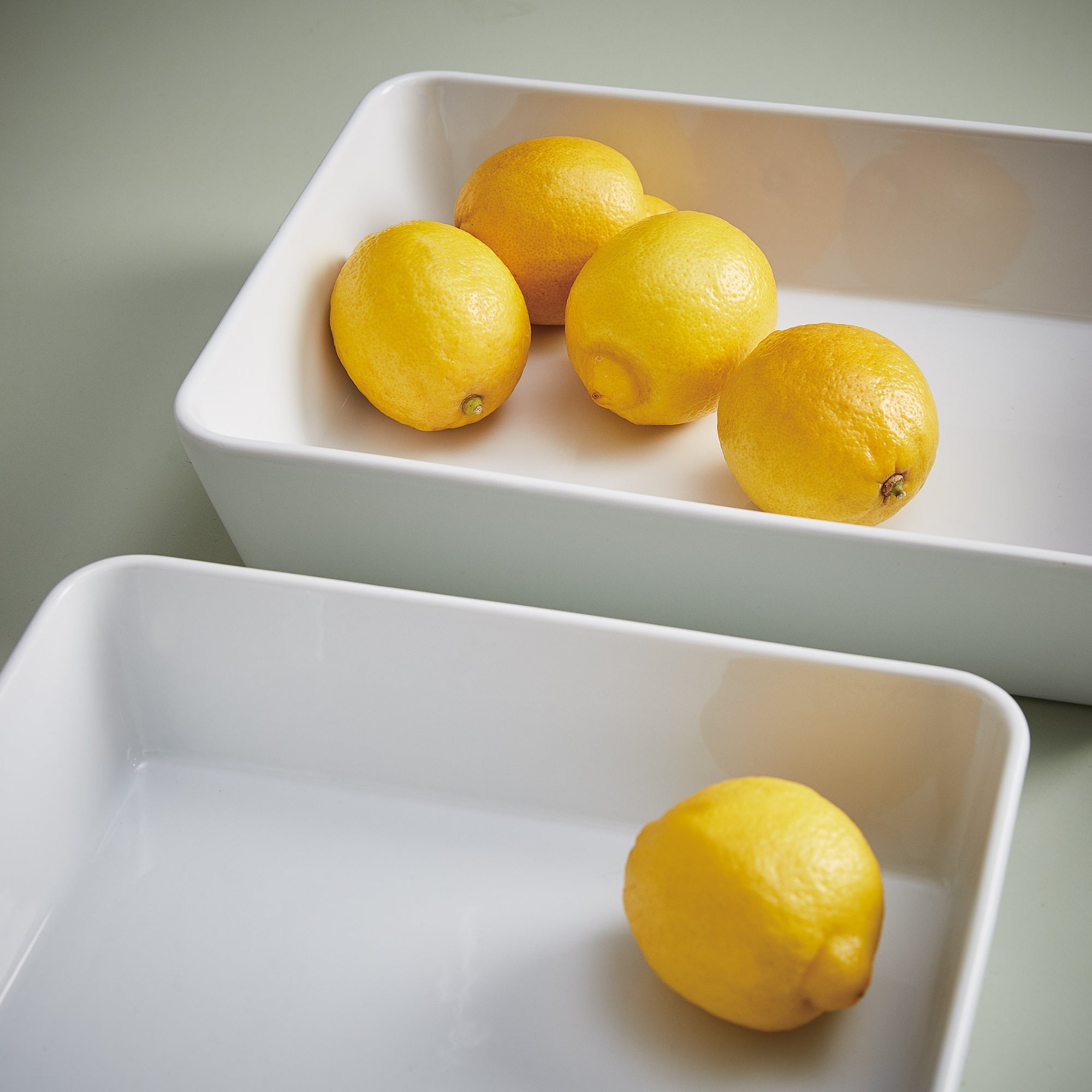 Aroma rectangular dish 35 cm | White