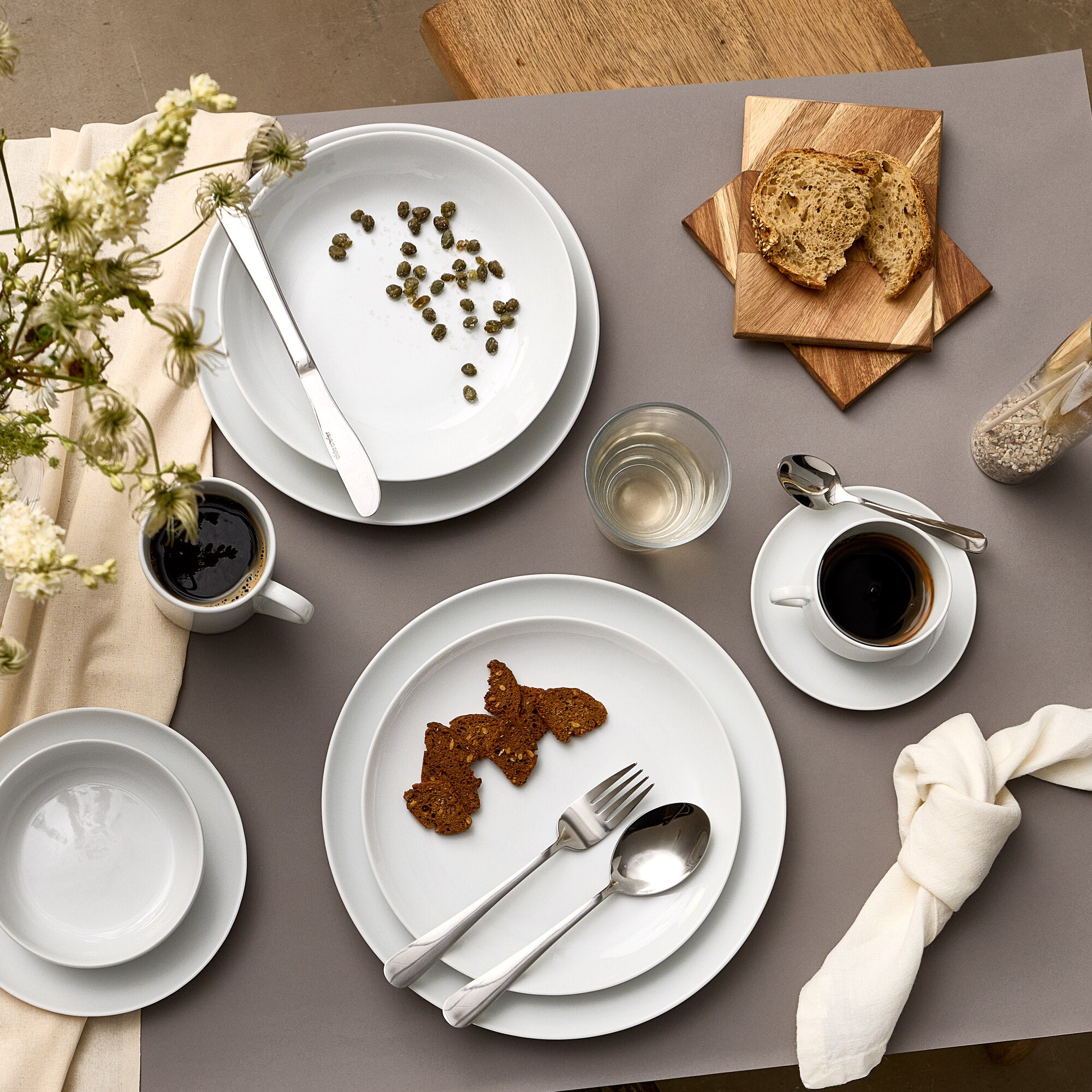 Atelier 30 piece tableware set | Super White