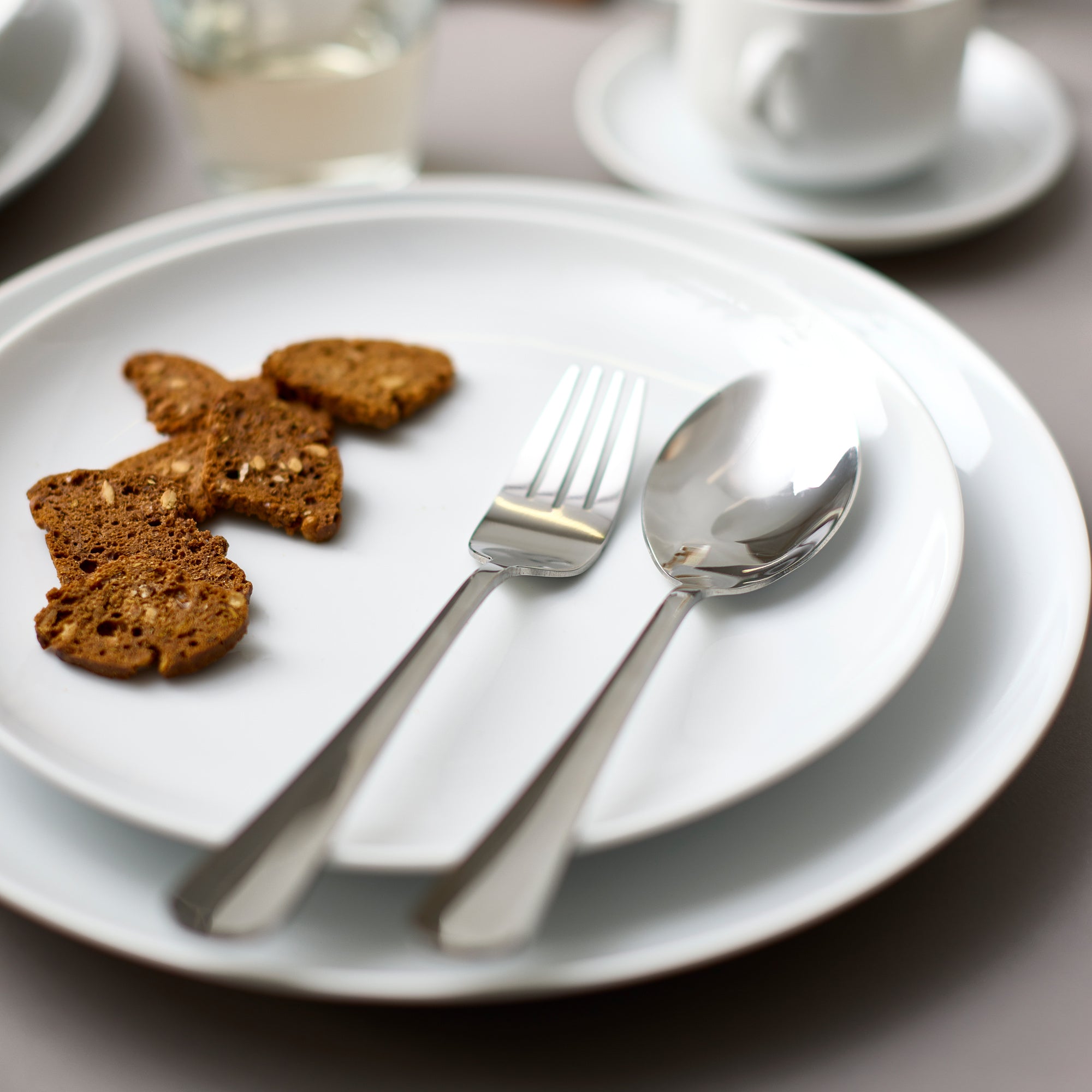 Atelier lunch plate 4 pcs. | Super White