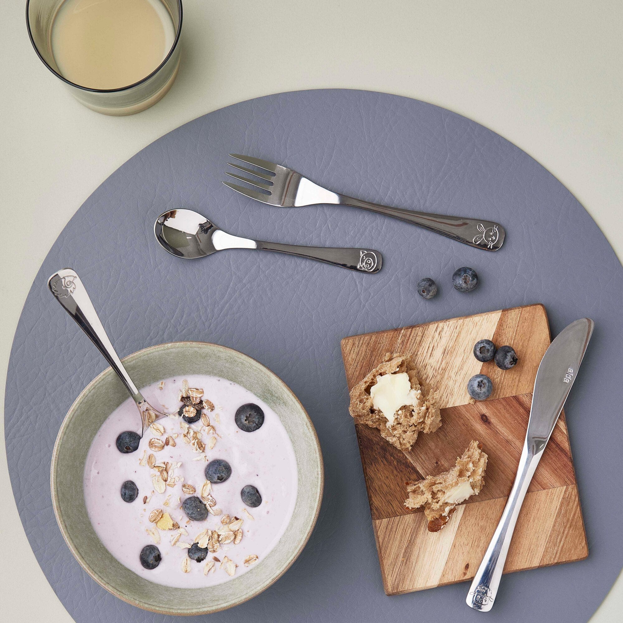 Atelier mini children cutlery 4 pieces | Mirror Polish