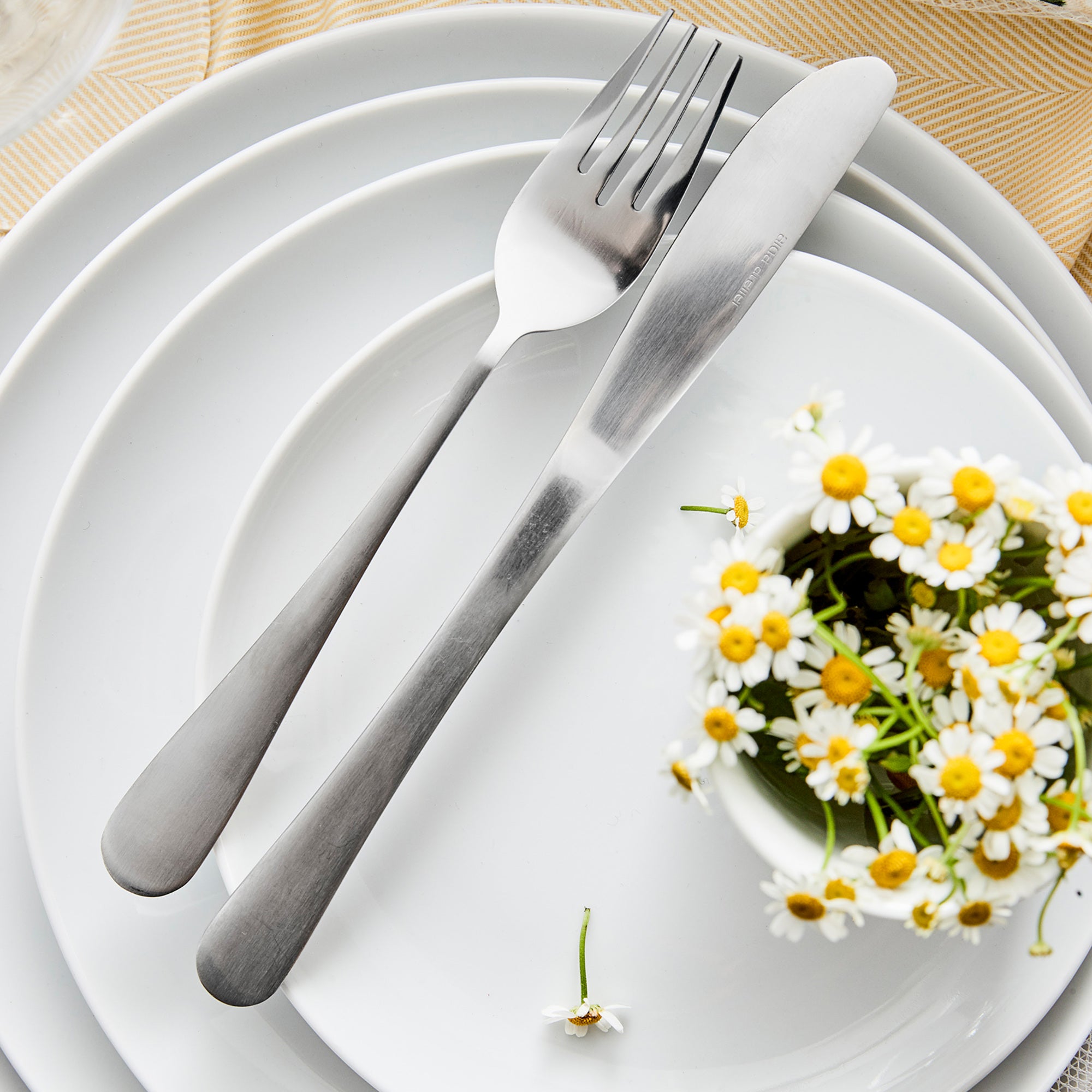 Atelier dessert plate 4 pcs. | Super White