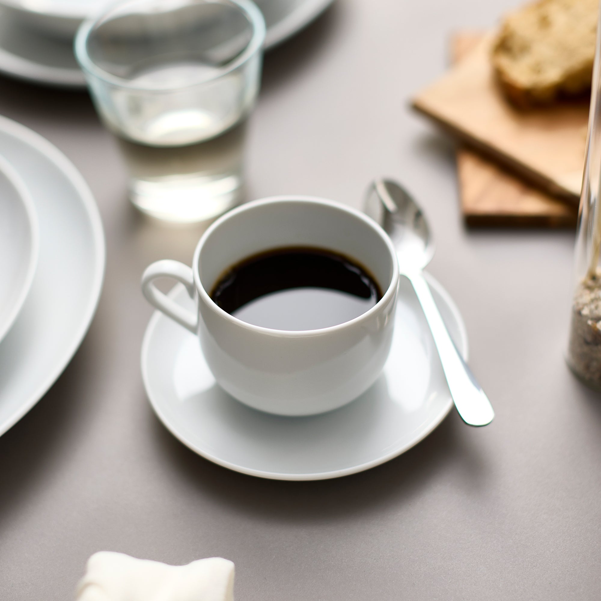 Café water glass low | Clear