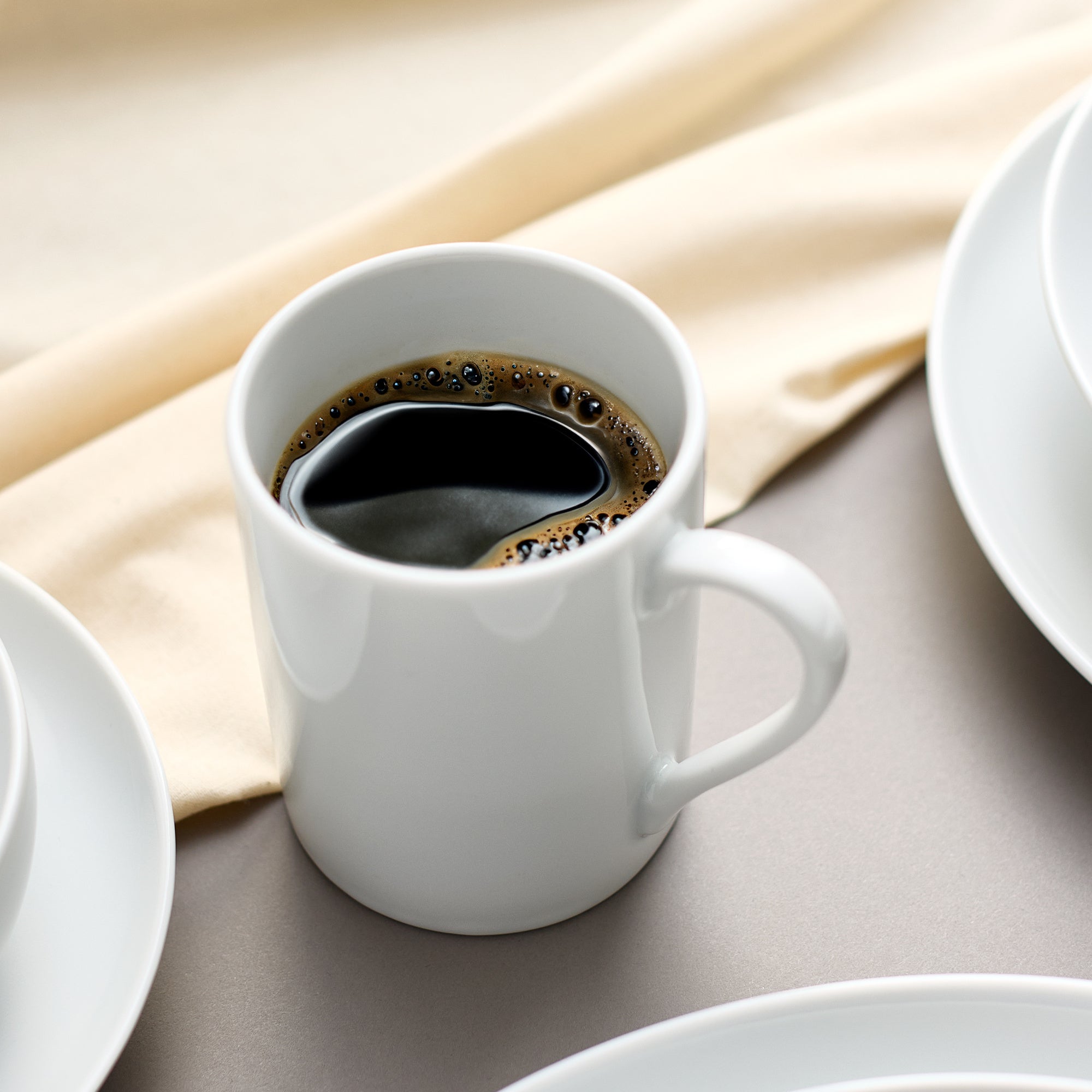 Atelier mug with handle 4 pcs. | Super White