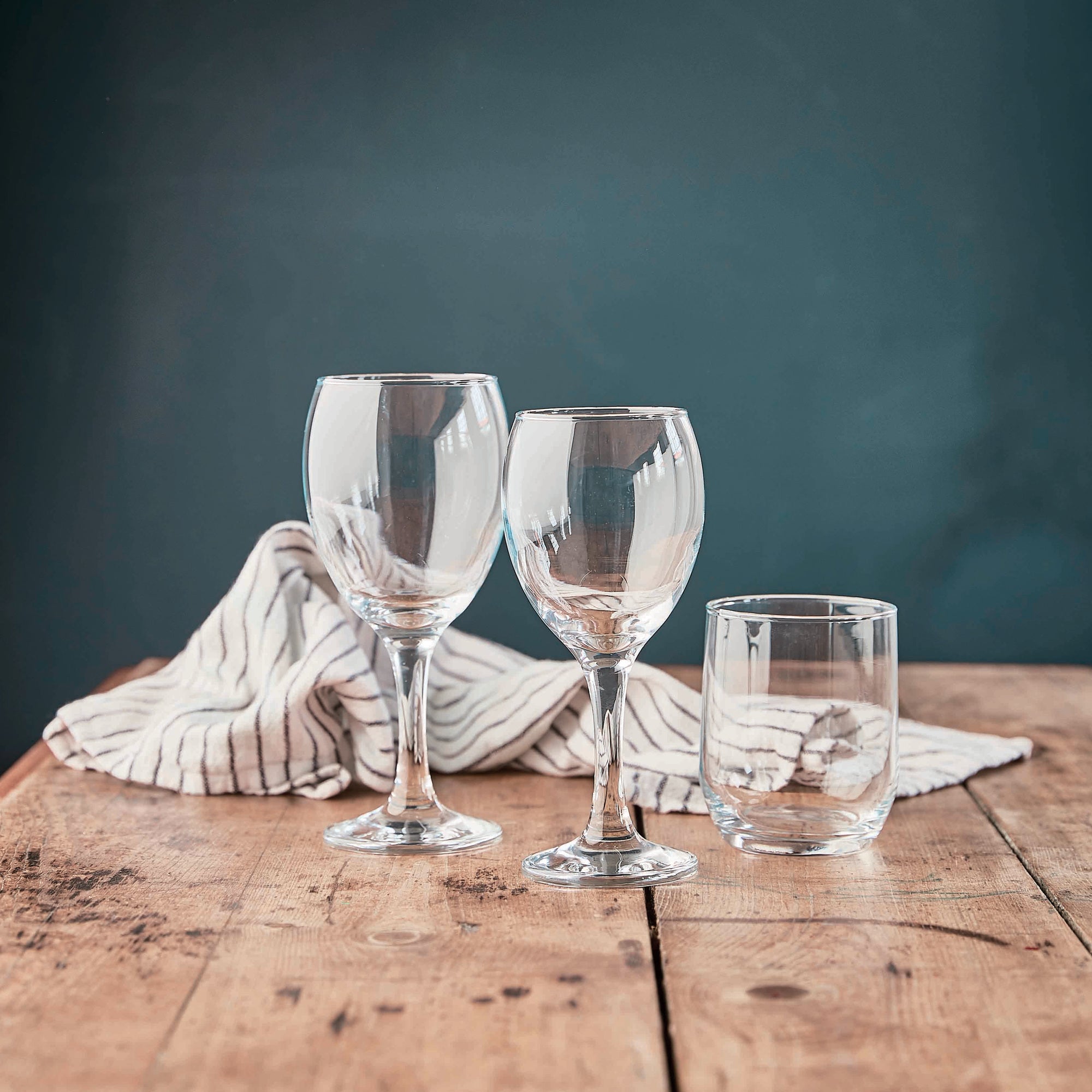 Café red wine glass | Clear