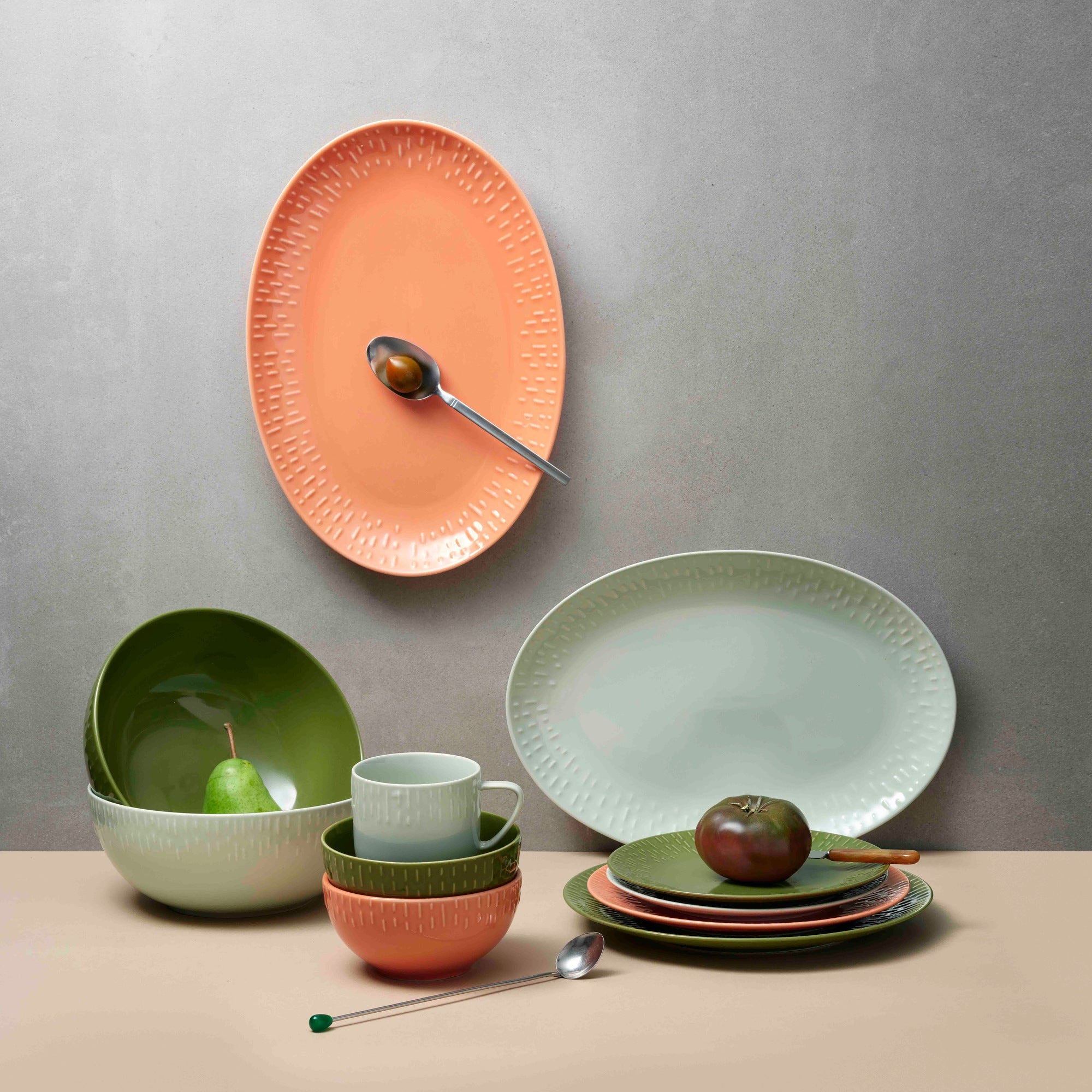 Confetti mug with handle | Pistachio