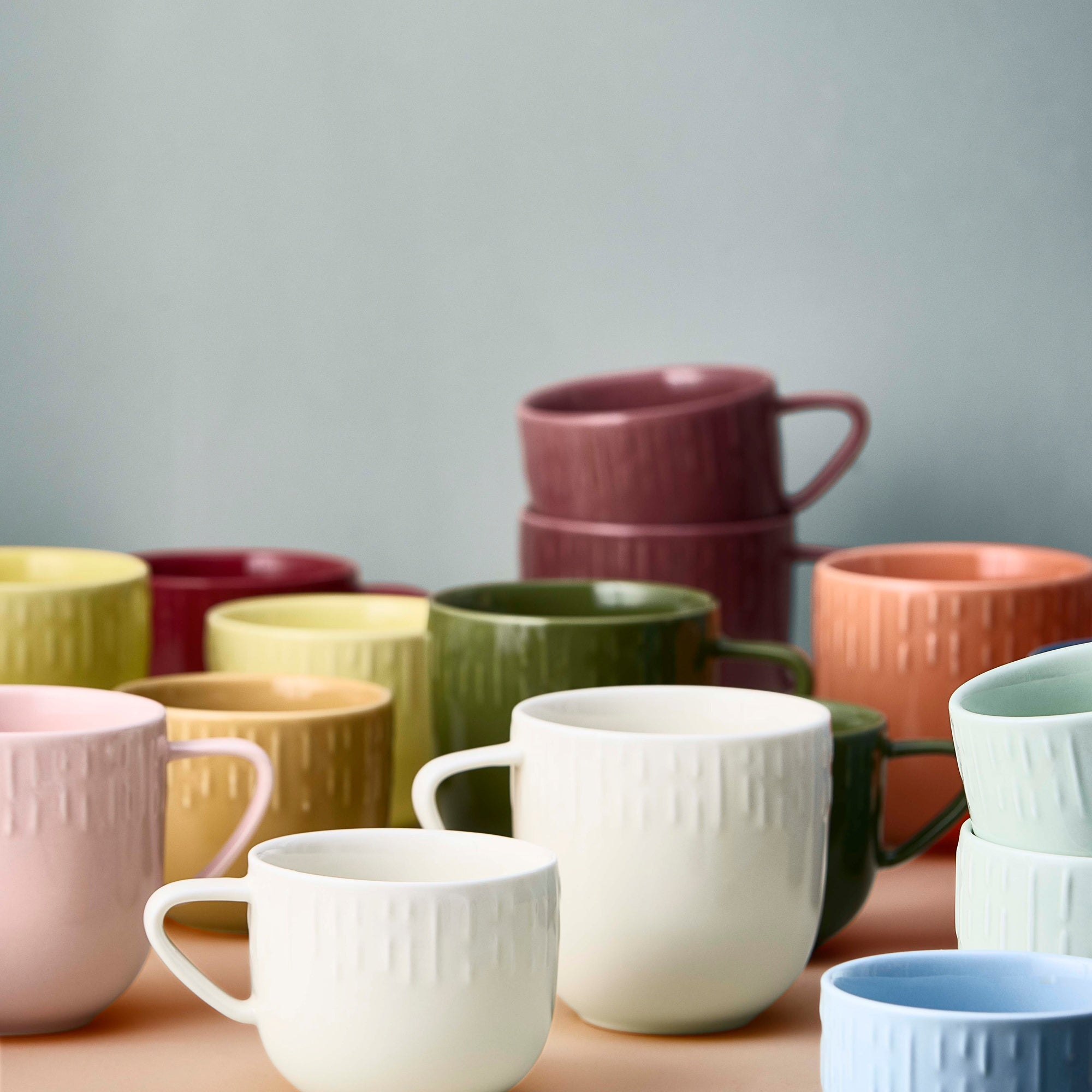 Confetti mug with handle | Vanilla