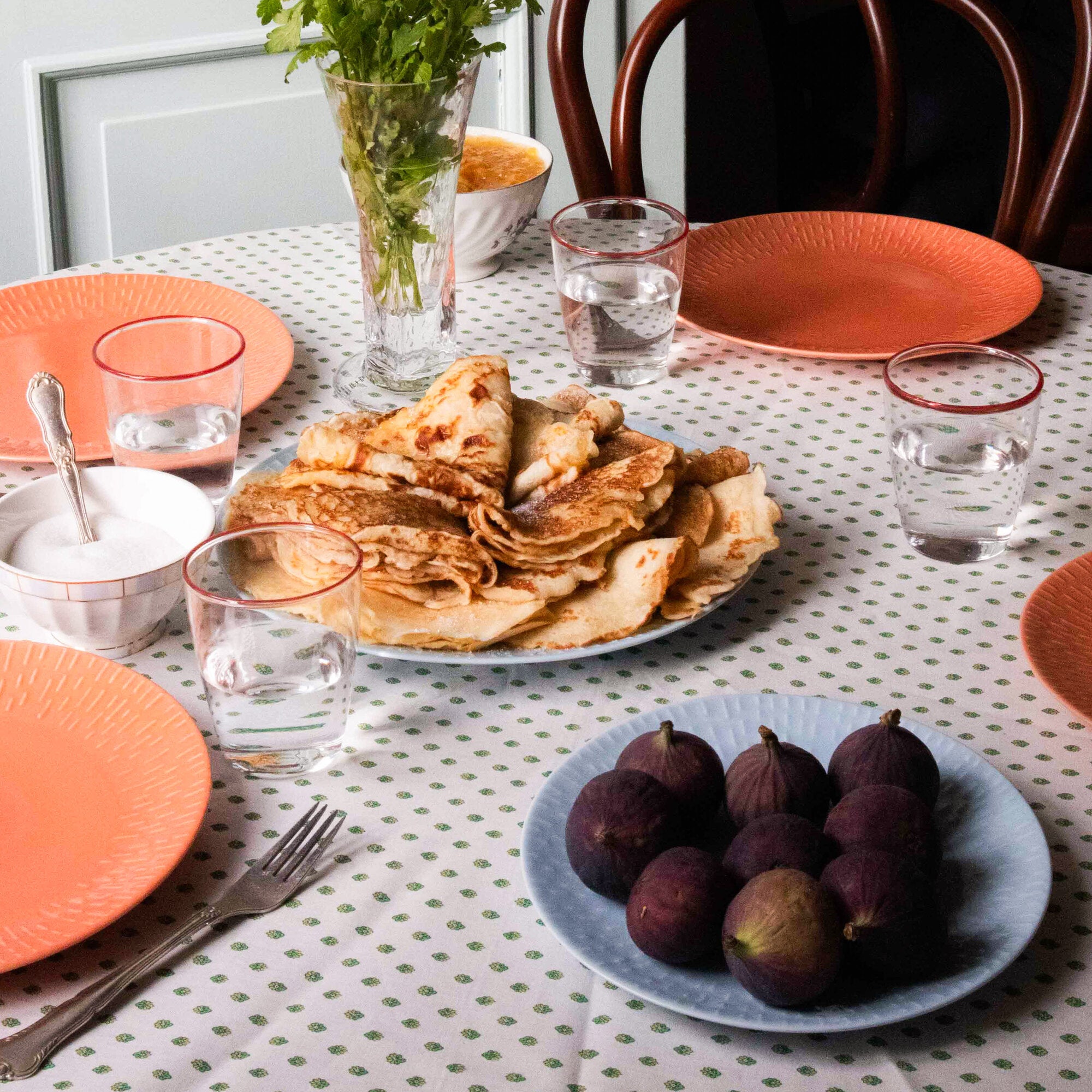 Confetti lunch plate | Apricot