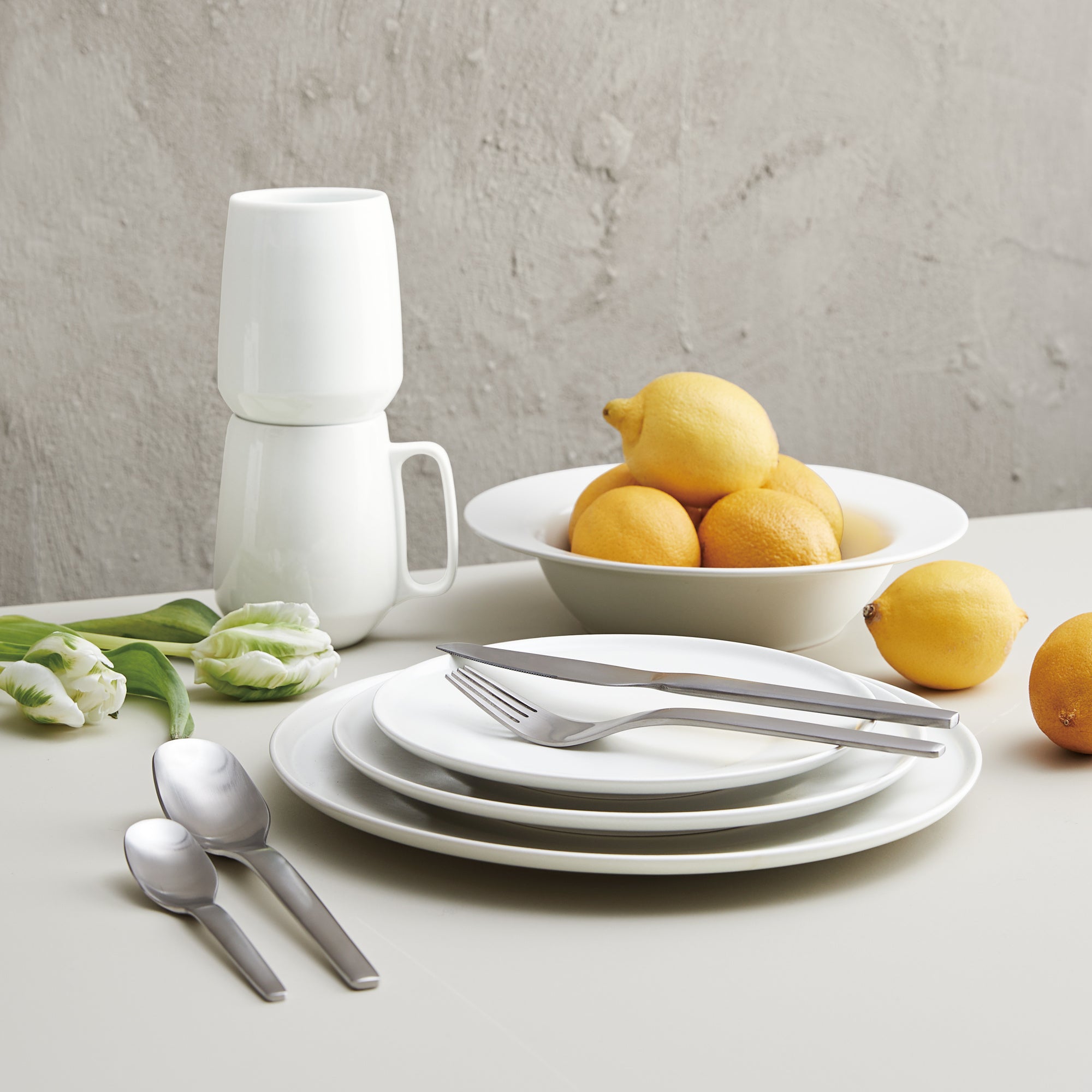 ENSO dessert plate | White