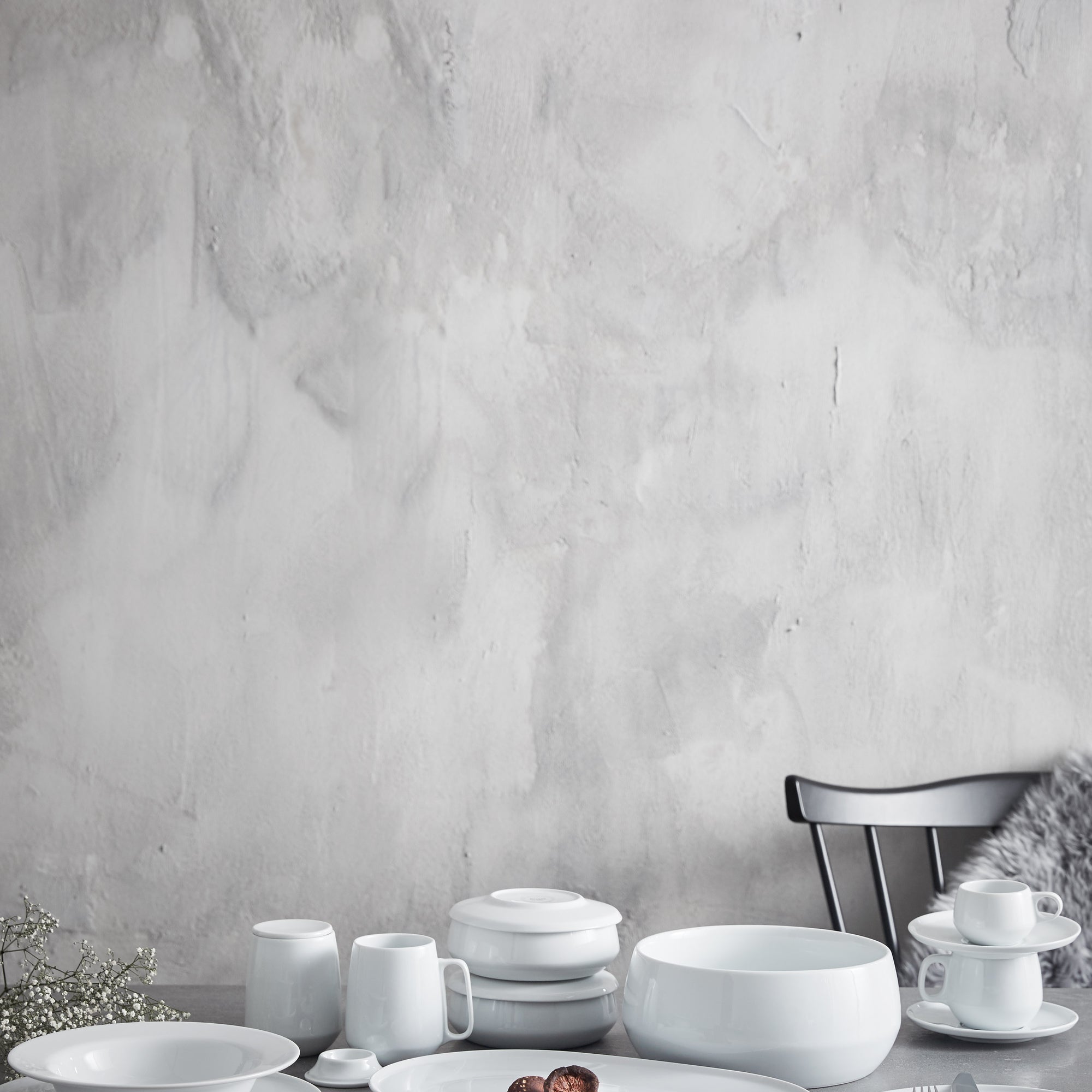 ENSO dinner plate | White