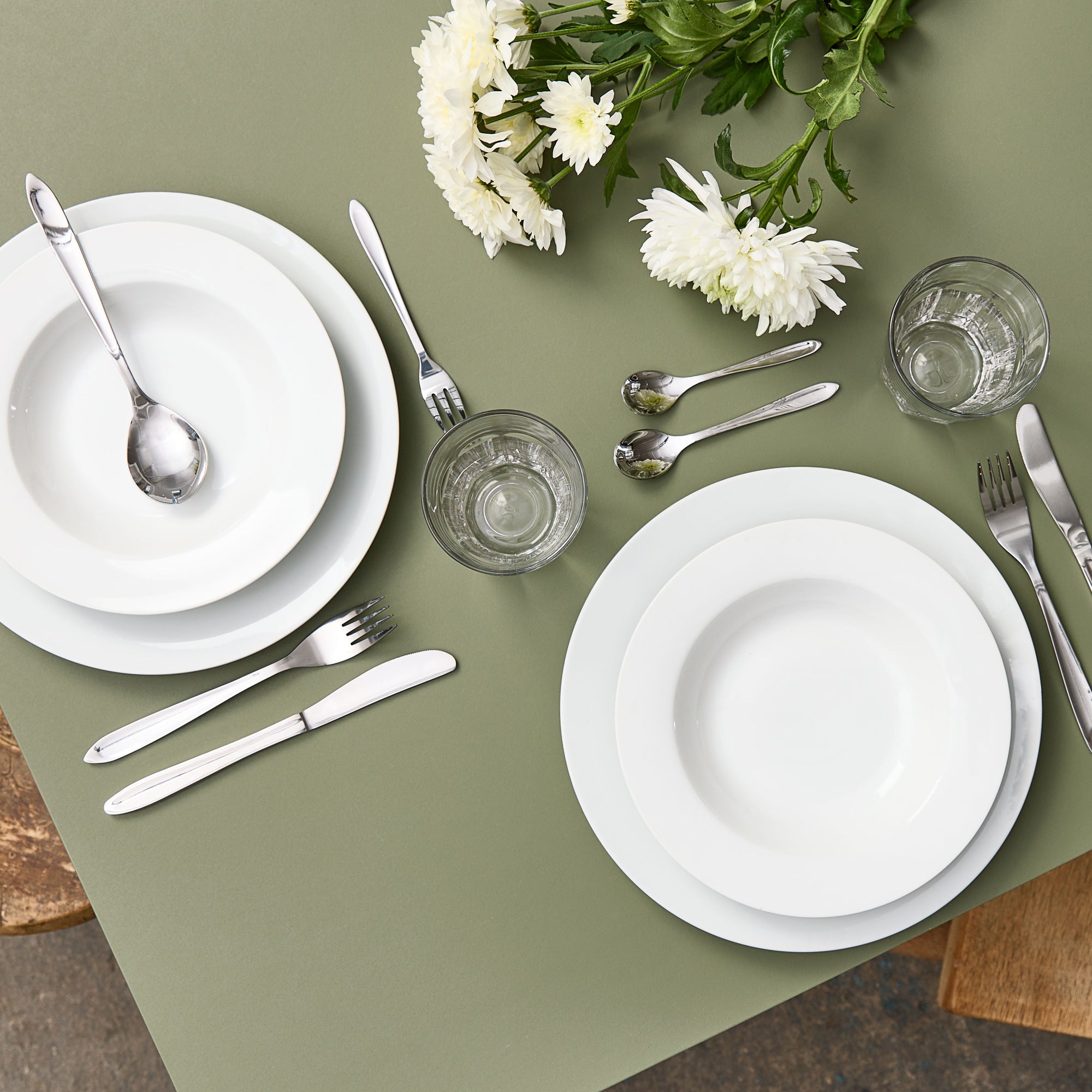 Café soup plate 4 pcs. | White