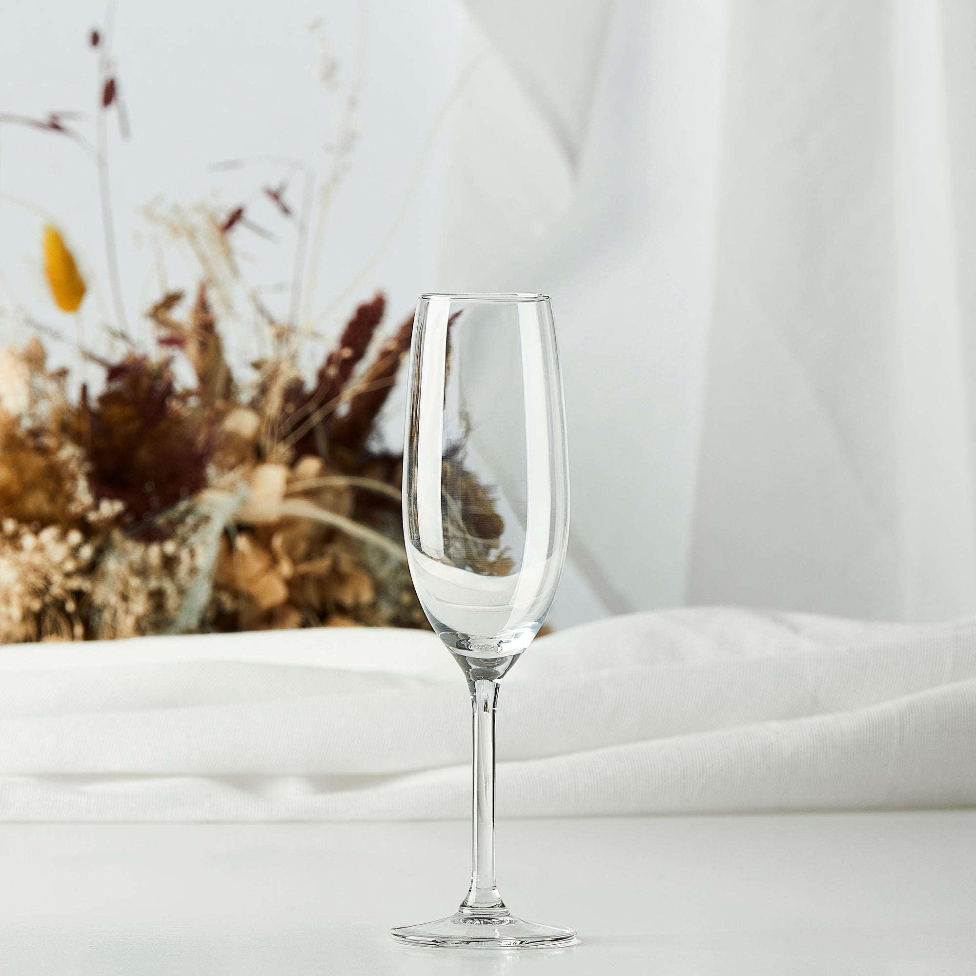 Gourmet champagne glasses | Clear