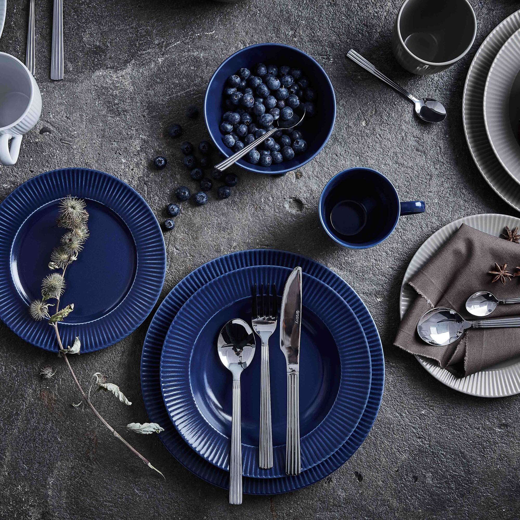 Groovy lunch plate | Grey