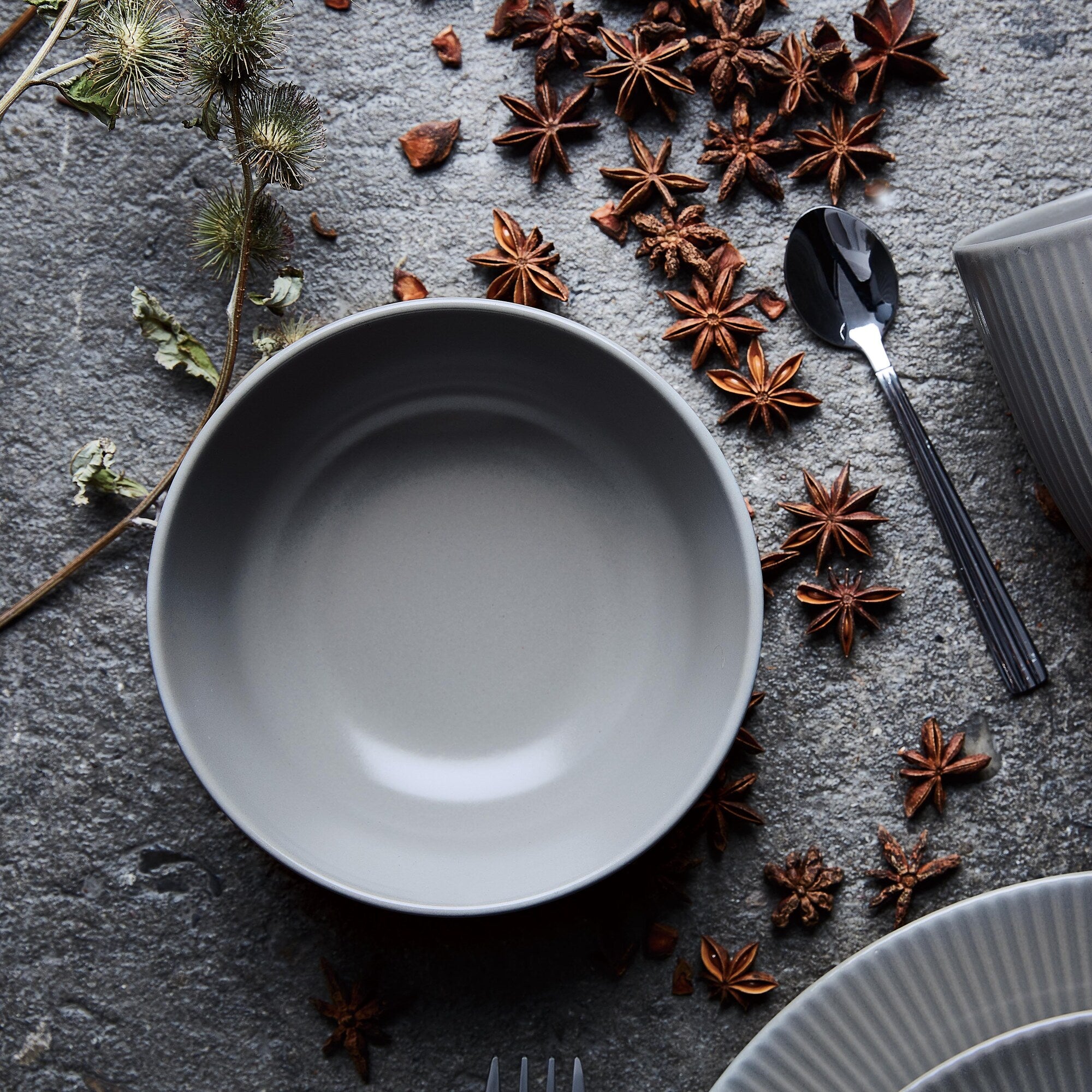 Groovy bowl | Grey