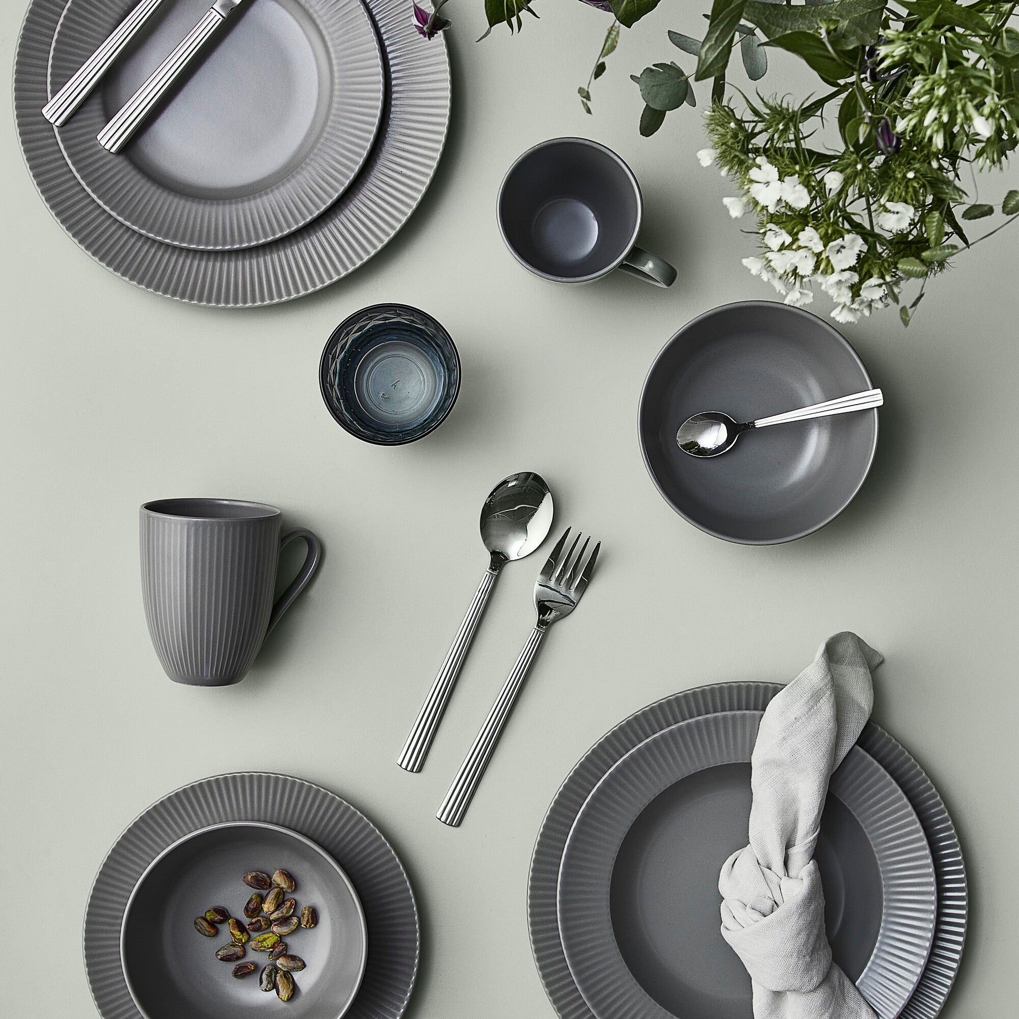 Groovy bowl | Grey