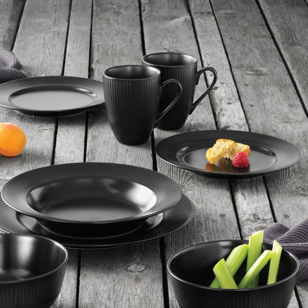 Groovy mug with handle | Black