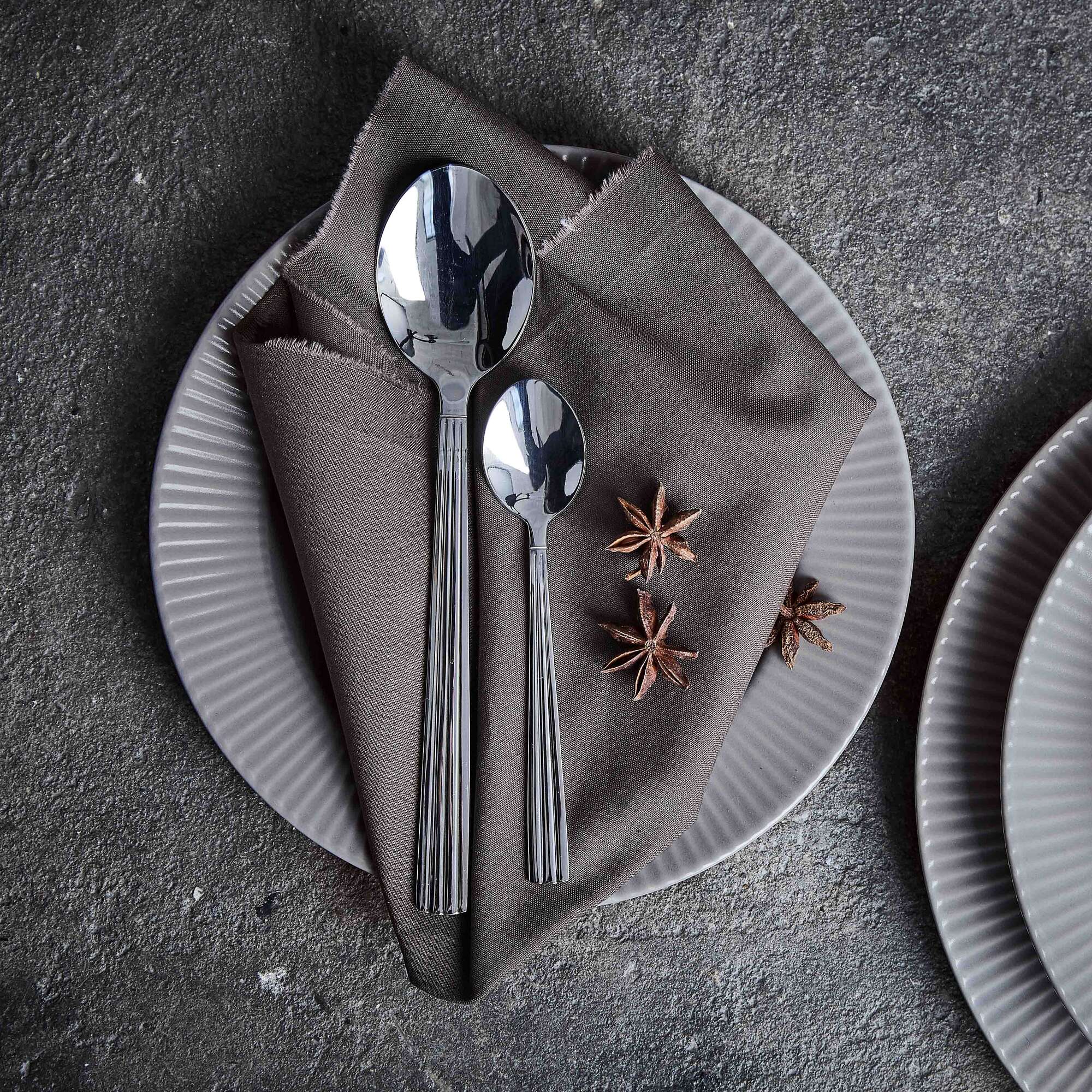 Groovy spoon 4 pcs. | Mirror Polish