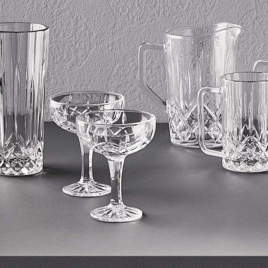 Harvey champagne bowl 4 pcs. | Clear
