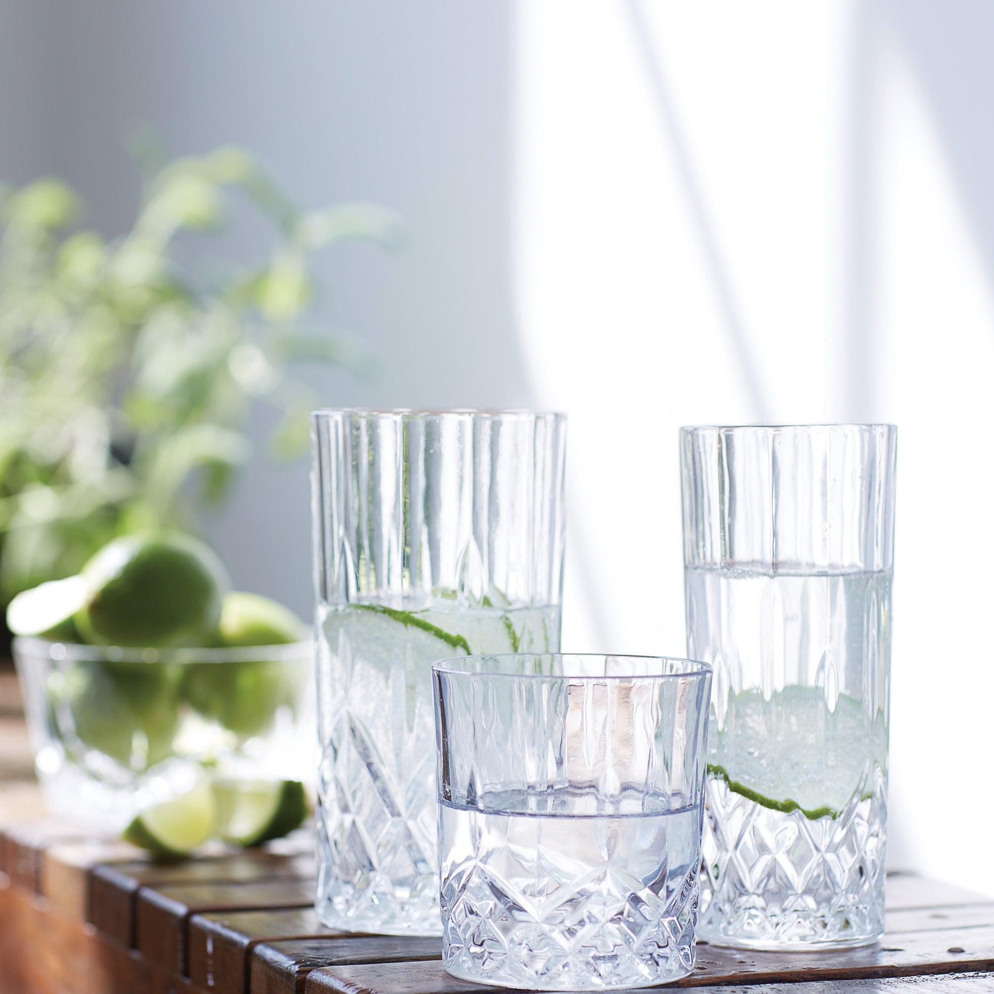 Harvey high cocktail glass 4 pcs | Clear