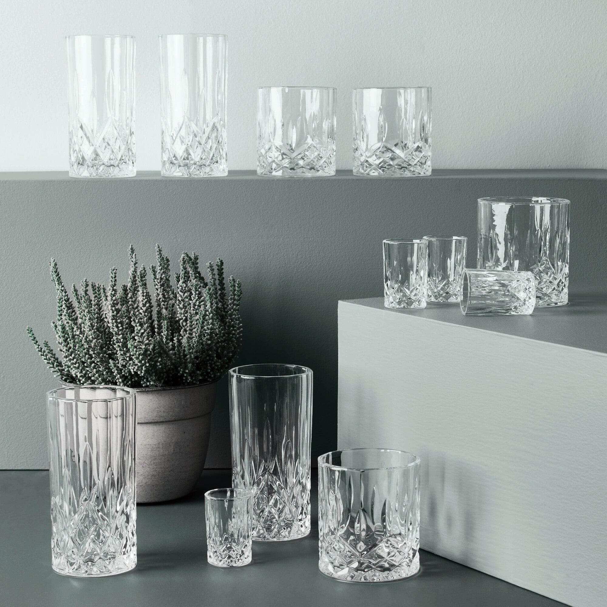 Harvey longdrink glass 2 pcs. | Clear