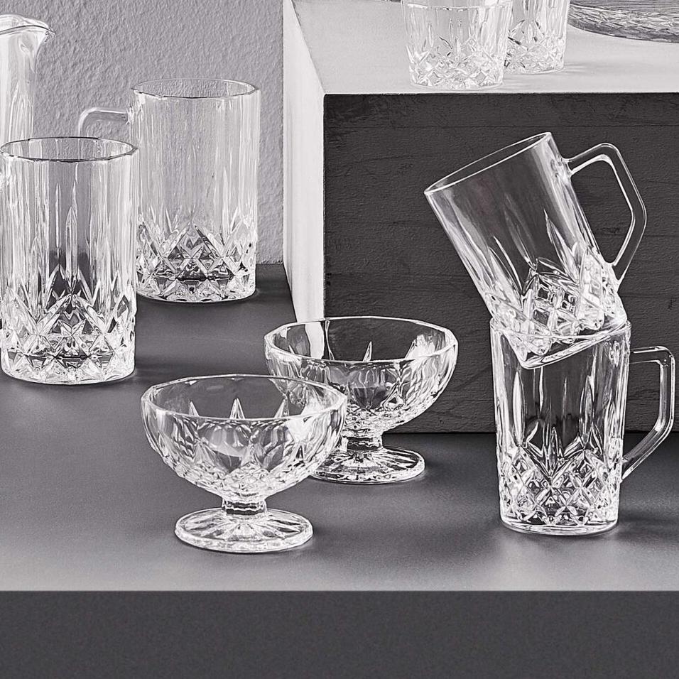 Harvey dessert bowl 4 pcs. | Clear