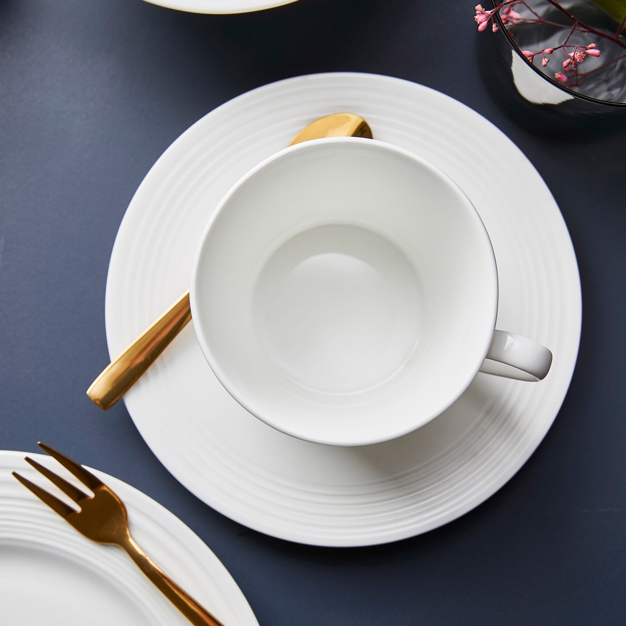 Passion dessert plate 4 pcs. | Cream White