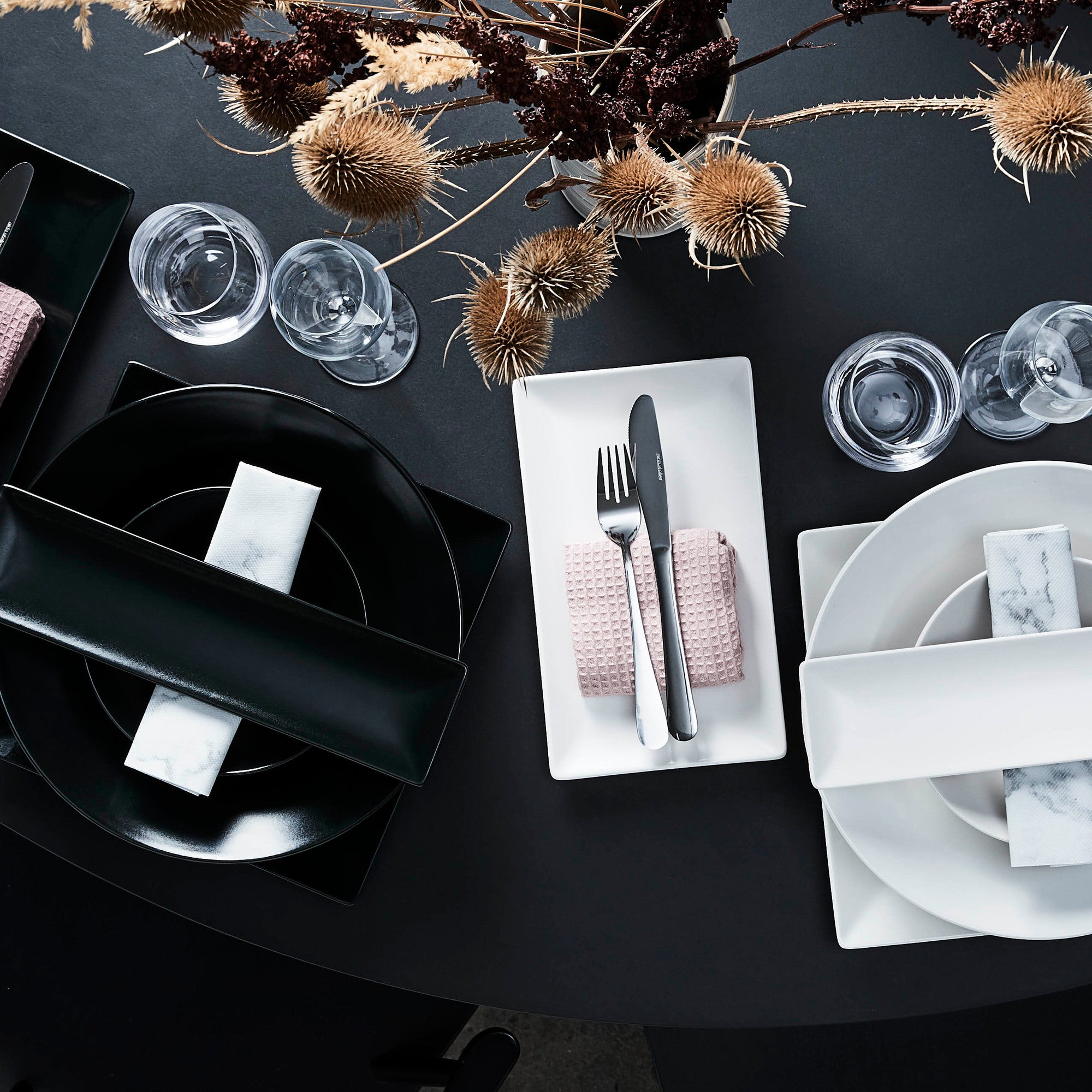 Quadro pasta late | Black