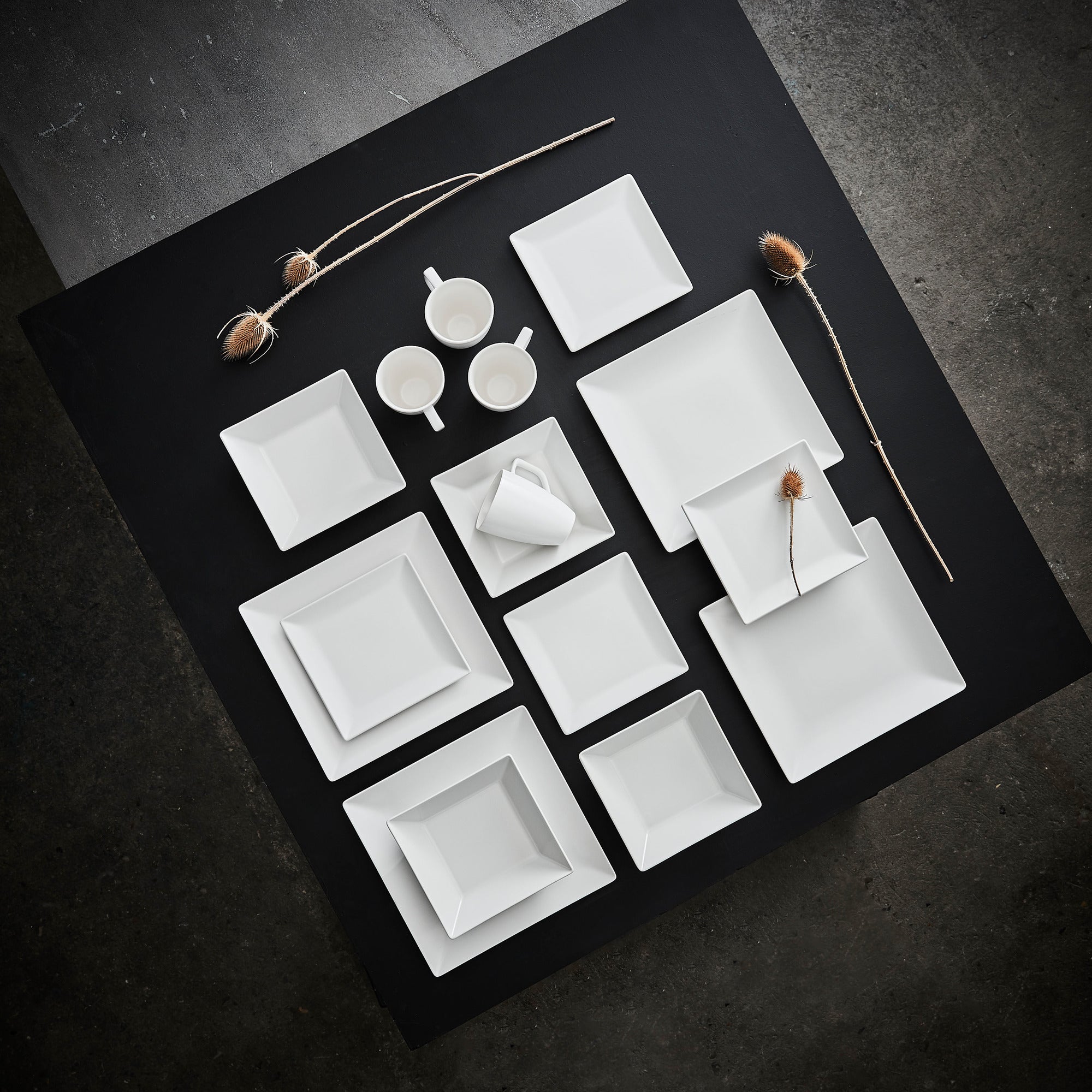 Quadro plate 18 cm | White