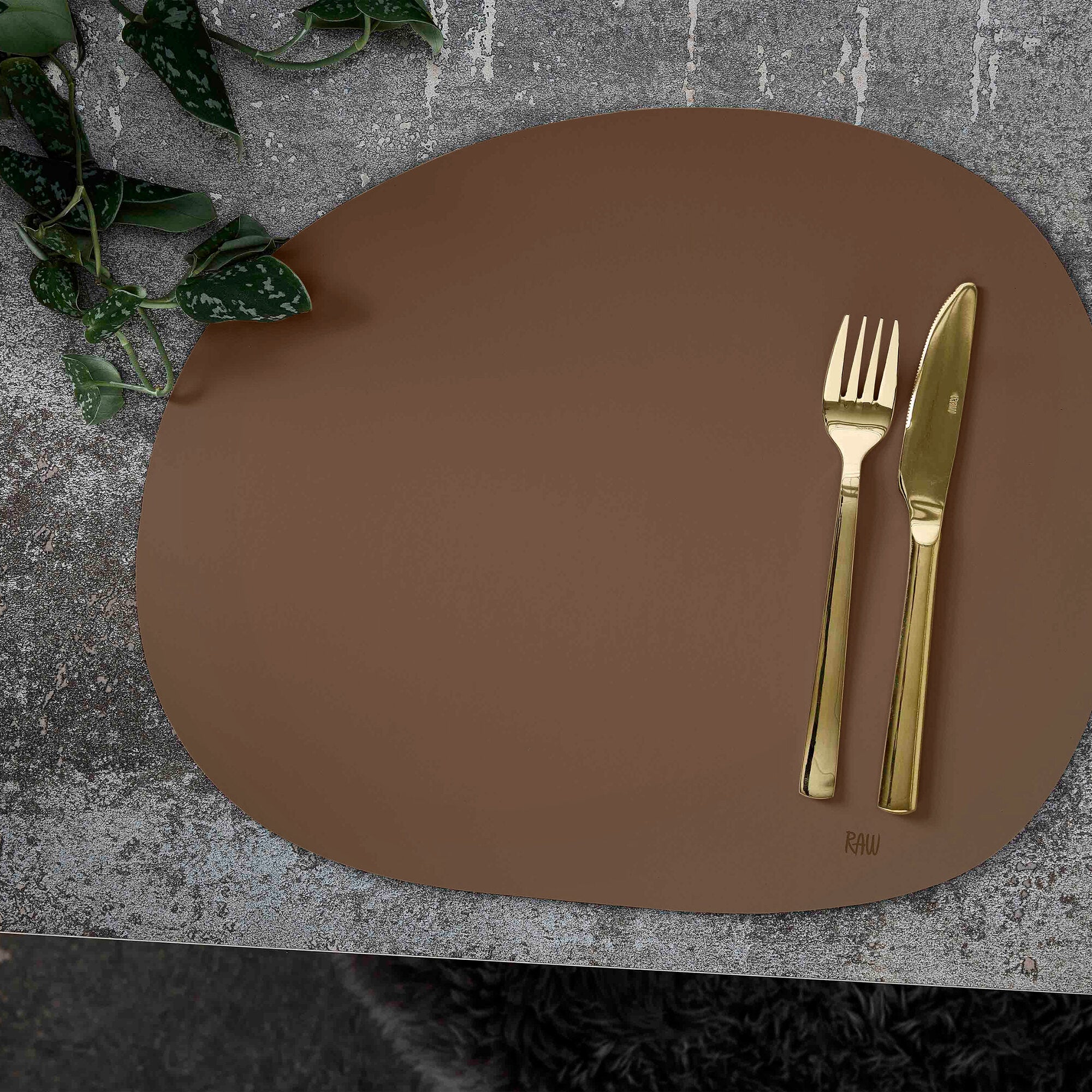 RAW Silicone placemat | Mocca